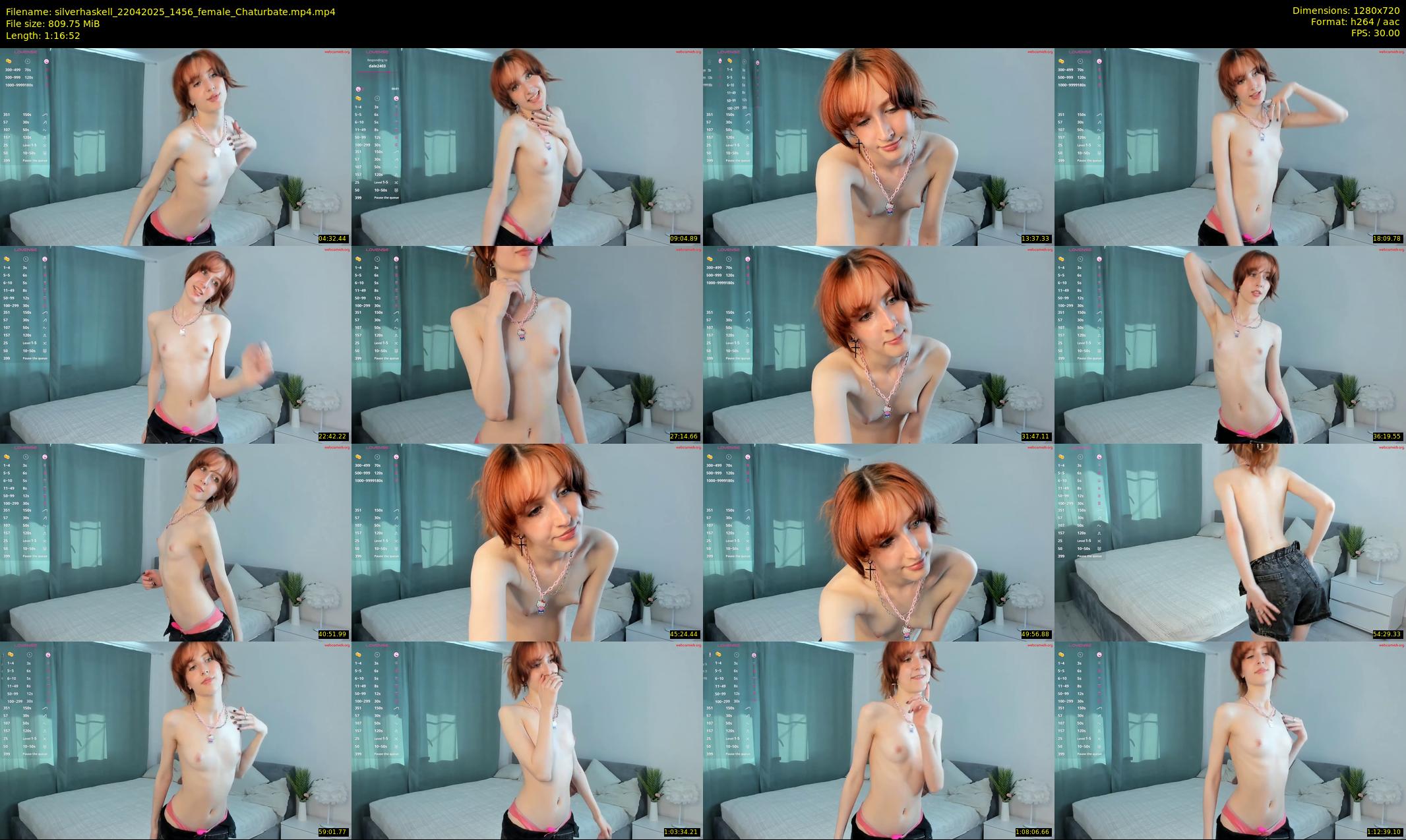silverhaskell — 77 minute Chaturbate female cam show recording, 720p, Apr 22, 2025