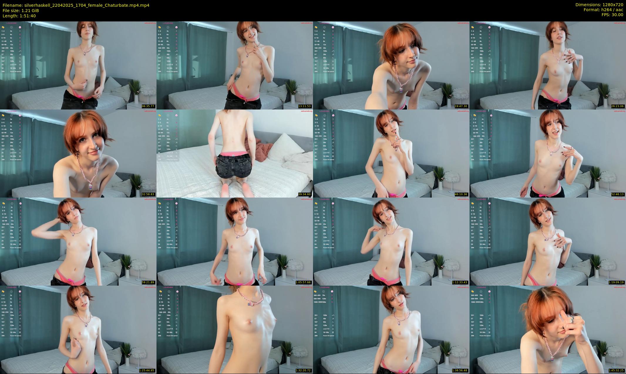silverhaskell — 112 minute Chaturbate female cam show recording, 720p, Apr 22, 2025