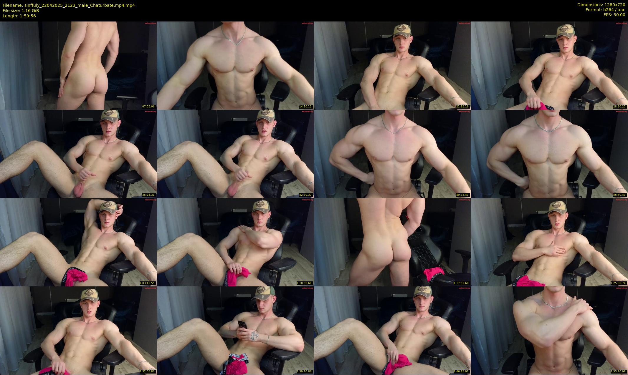 sinffuly — 120 minute Chaturbate male cam show recording, 720p, Apr 22, 2025