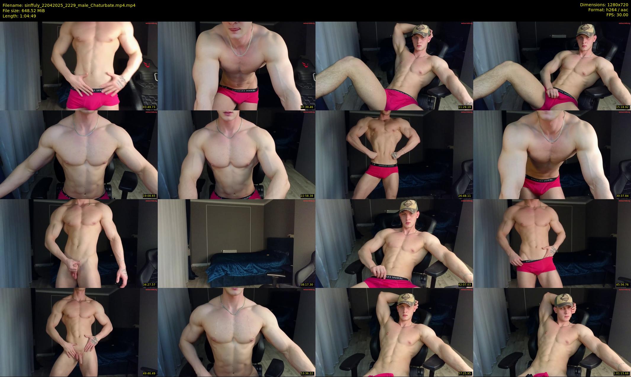 sinffuly — 65 minute Chaturbate male cam show recording, 720p, Apr 22, 2025