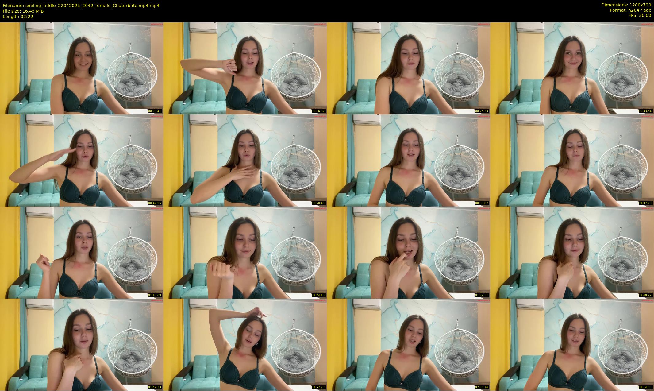 smiling_riddle — 3 minute Chaturbate female cam show recording, 720p, Apr 22, 2025
