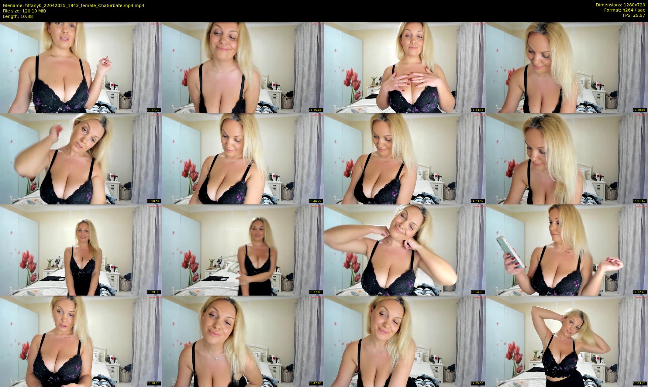 tiffany0 — 11 minute Chaturbate female cam show recording, 720p, Apr 22, 2025