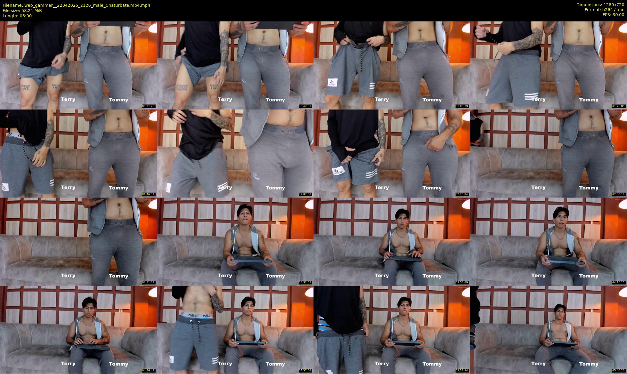 web_gammer_ — 6 minute Chaturbate male cam show recording, 720p, Apr 22, 2025