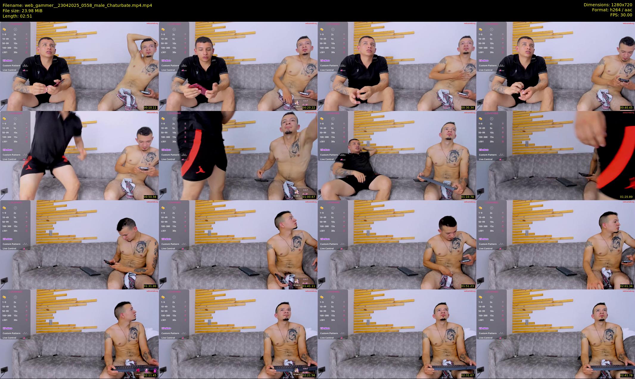 web_gammer_ — 3 minute Chaturbate male cam show recording, 720p, Apr 23, 2025