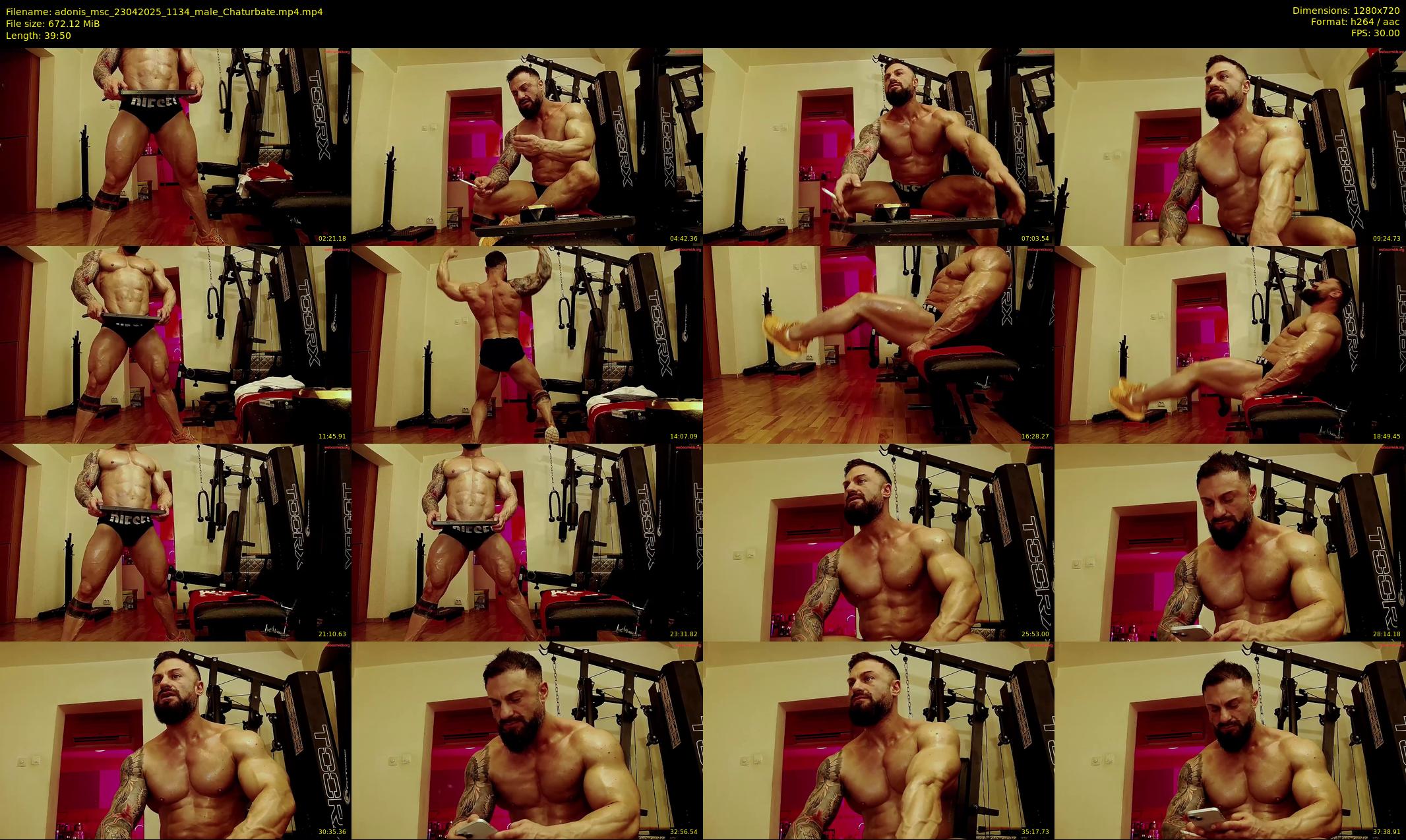 adonis_msc — 40 minute Chaturbate male cam show recording, 720p, Apr 23, 2025