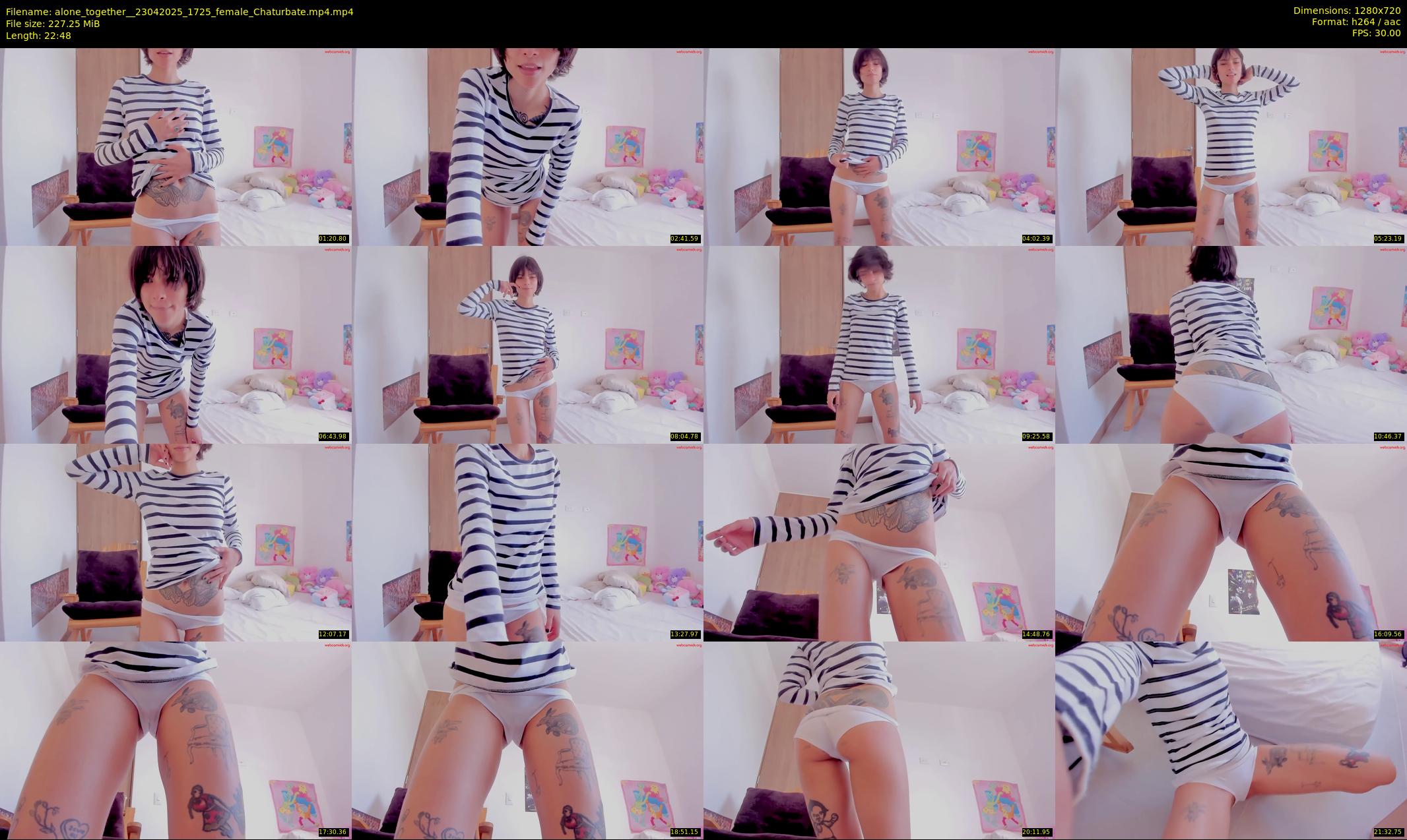 alone_together_ — 23 minute Chaturbate female cam show recording, 720p, Apr 23, 2025