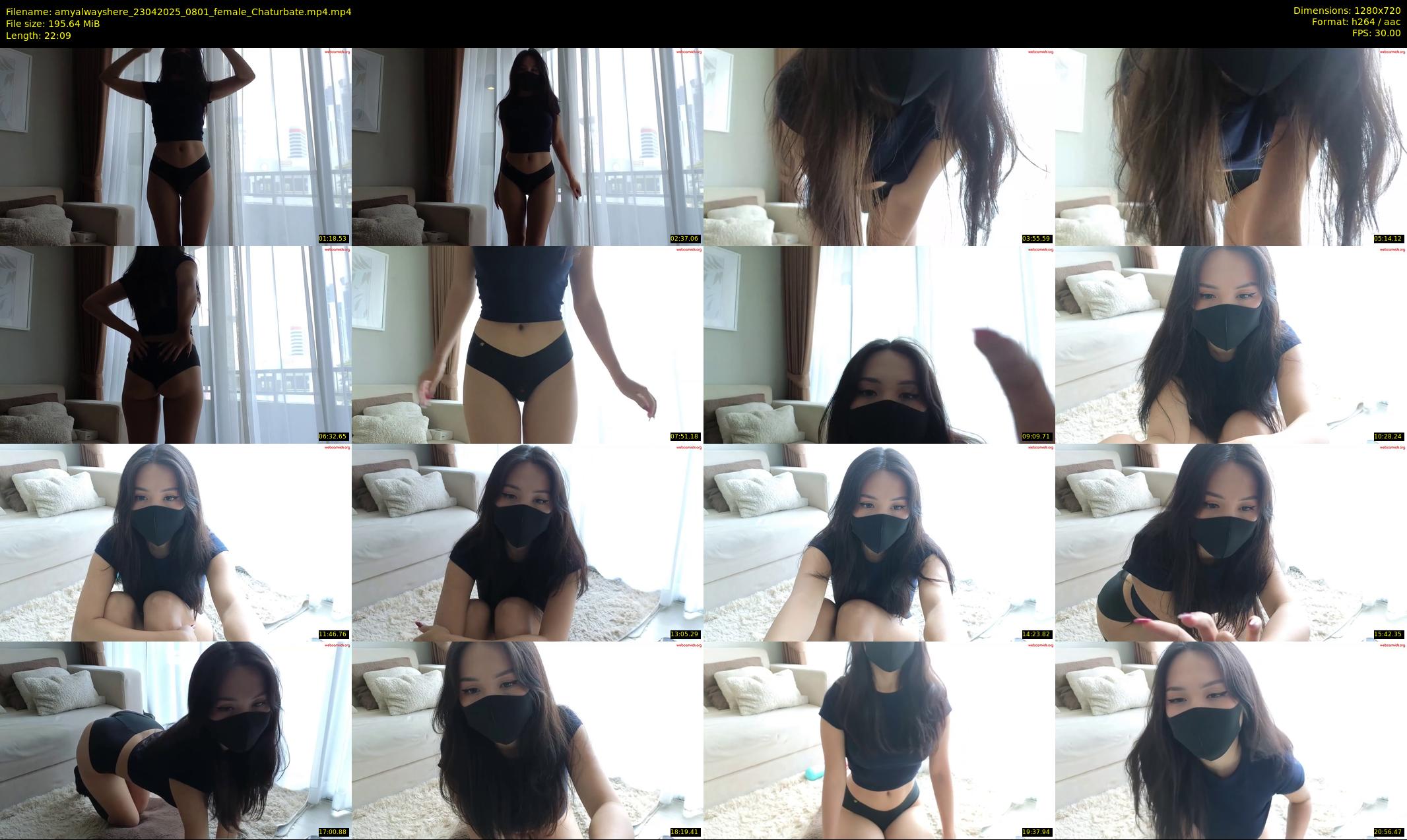 amyalwayshere — 23 minute Chaturbate female cam show recording, 720p, Apr 23, 2025