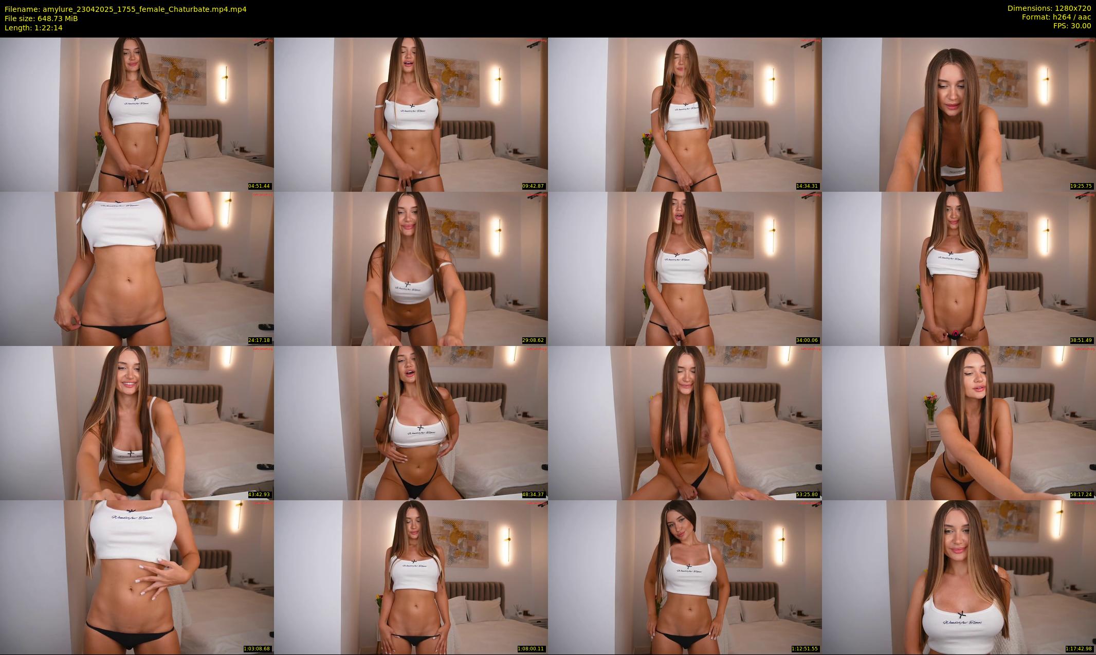 amylure — 83 minute Chaturbate female cam show recording, 720p, Apr 23, 2025