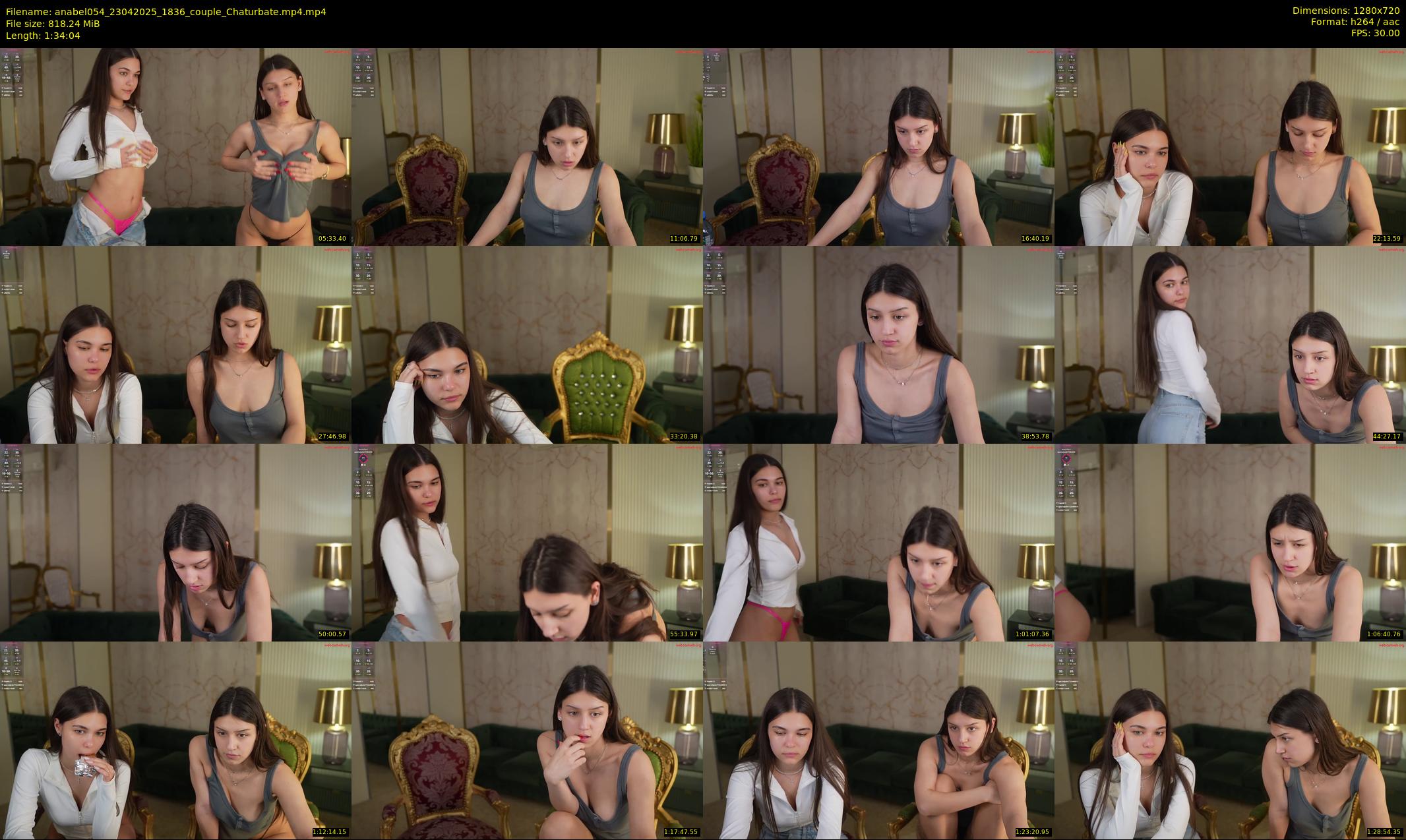 anabel054 — 95 minute Chaturbate female cam show recording, 720p, Apr 23, 2025