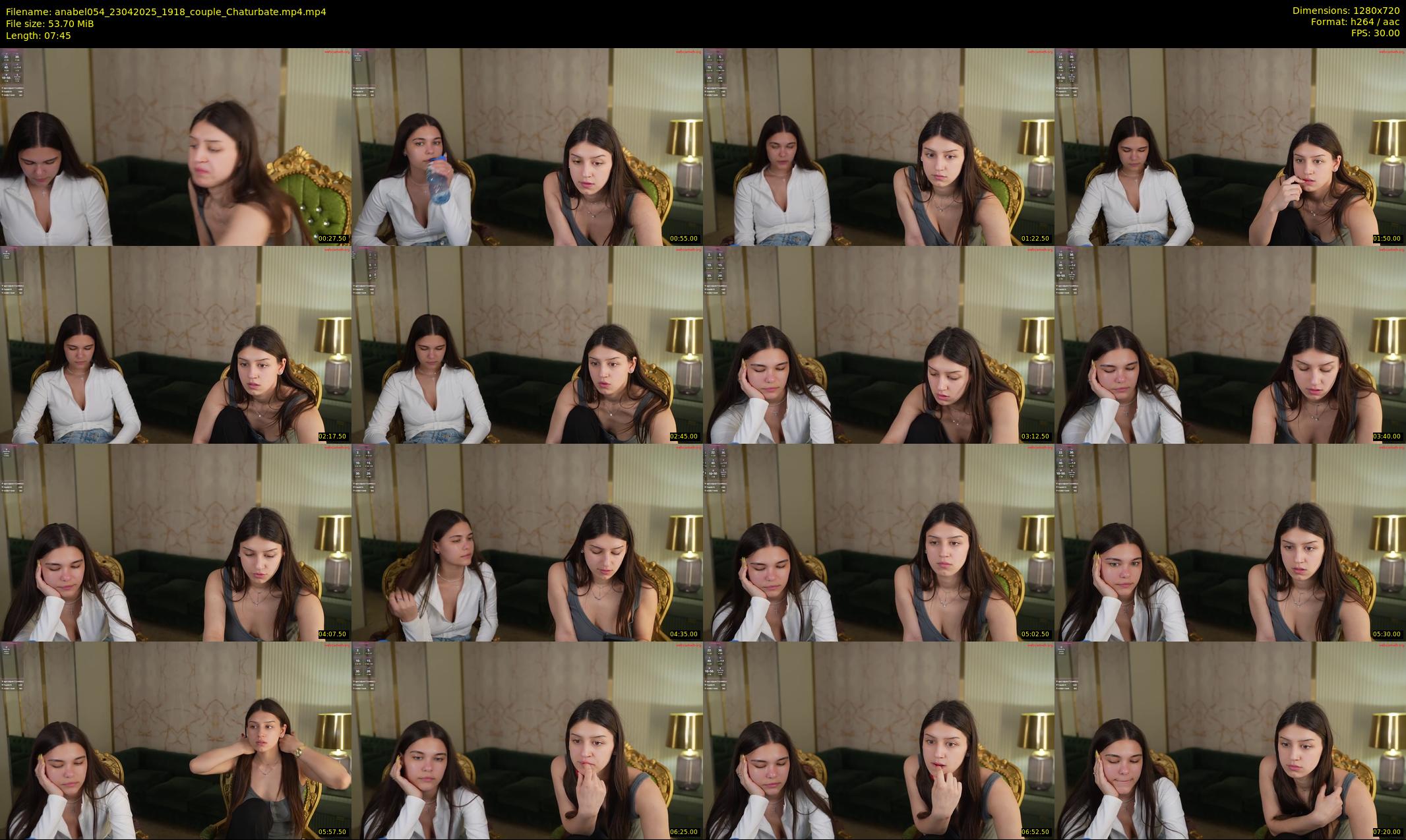 anabel054 — 8 minute Chaturbate female cam show recording, 720p, Apr 23, 2025