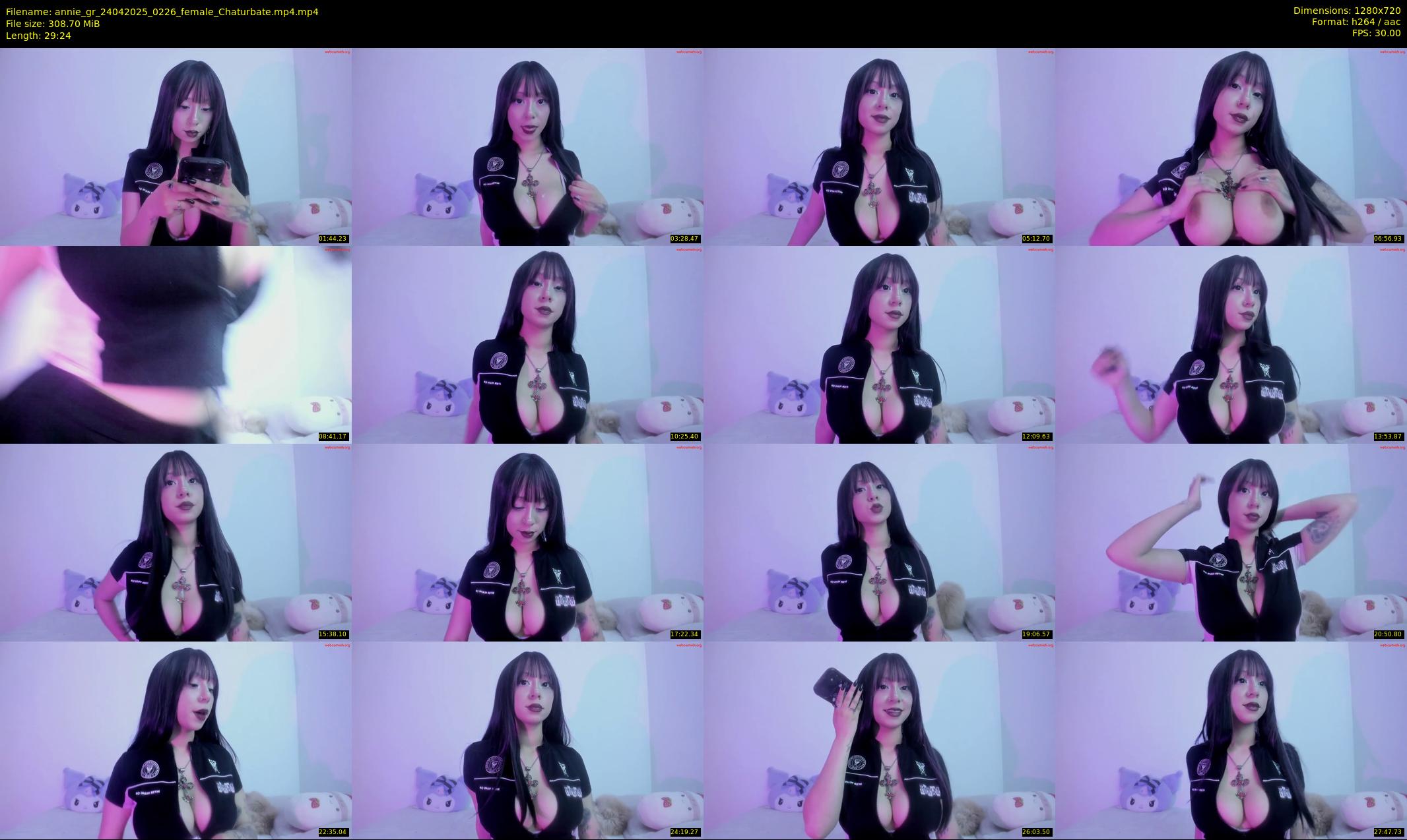 annie_gr — 30 minute Chaturbate female cam show recording, 720p, Apr 24, 2025