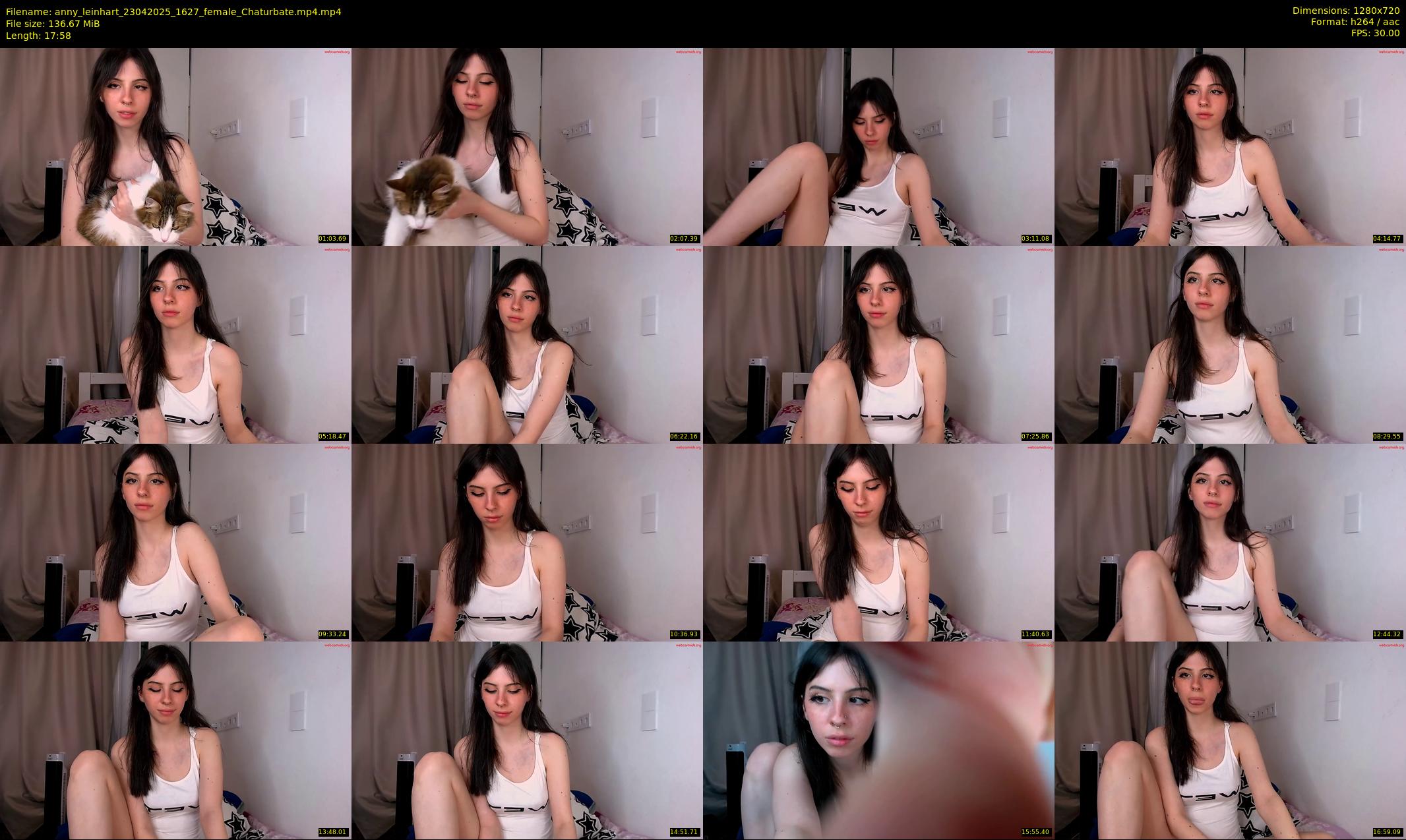 anny_leinhart — 18 minute Chaturbate female cam show recording, 720p, Apr 23, 2025