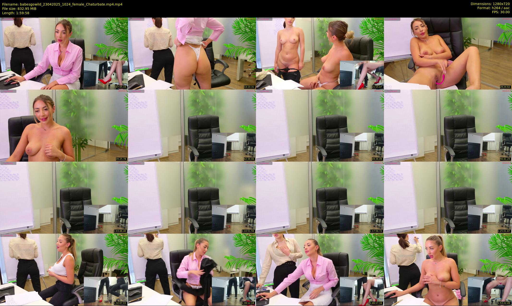 babesgowild — 120 minute Chaturbate couple cam show recording, 720p, Apr 23, 2025