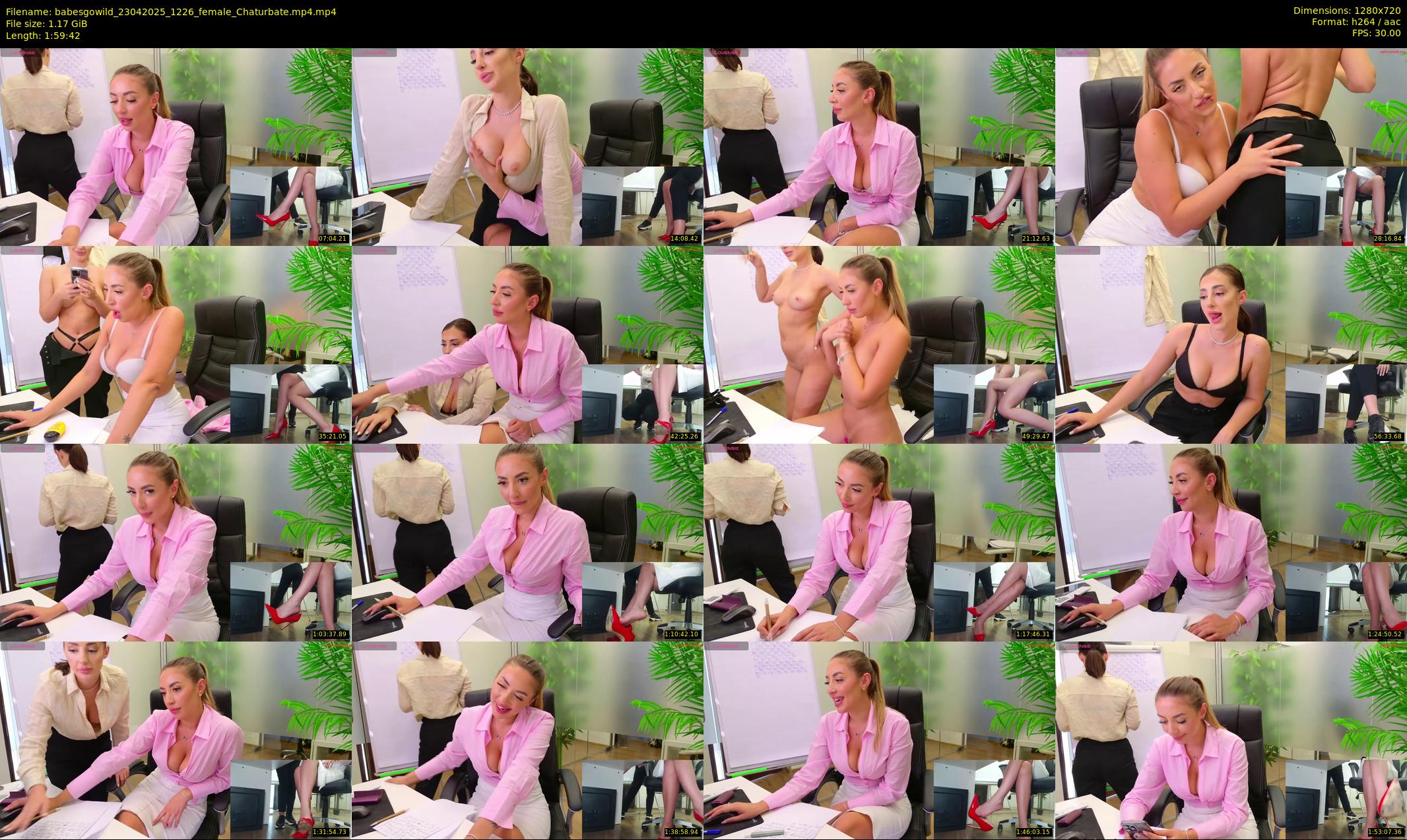 babesgowild — 120 minute Chaturbate couple cam show recording, 720p, Apr 23, 2025