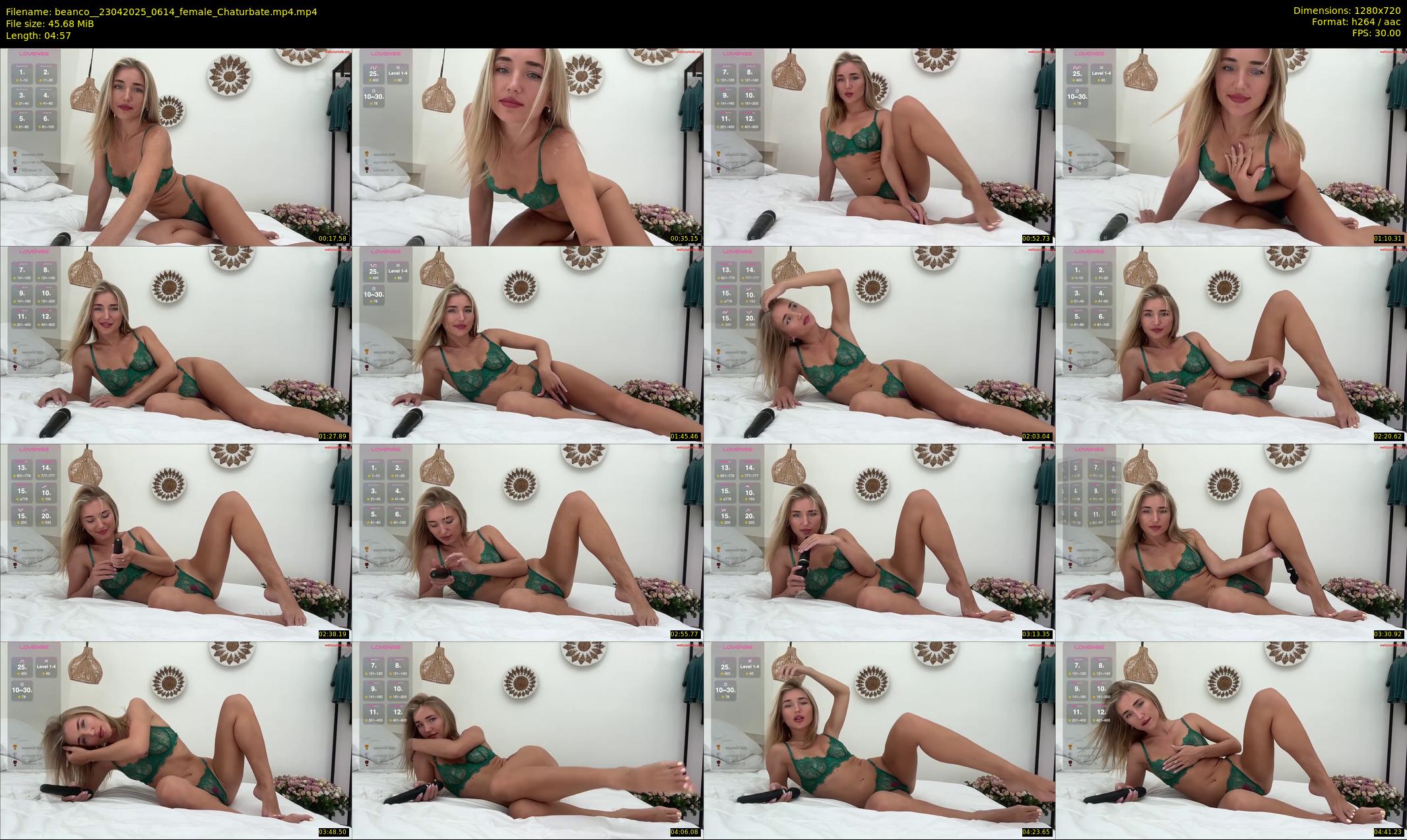 beanco_ — 5 minute Chaturbate female cam show recording, 720p, Apr 23, 2025