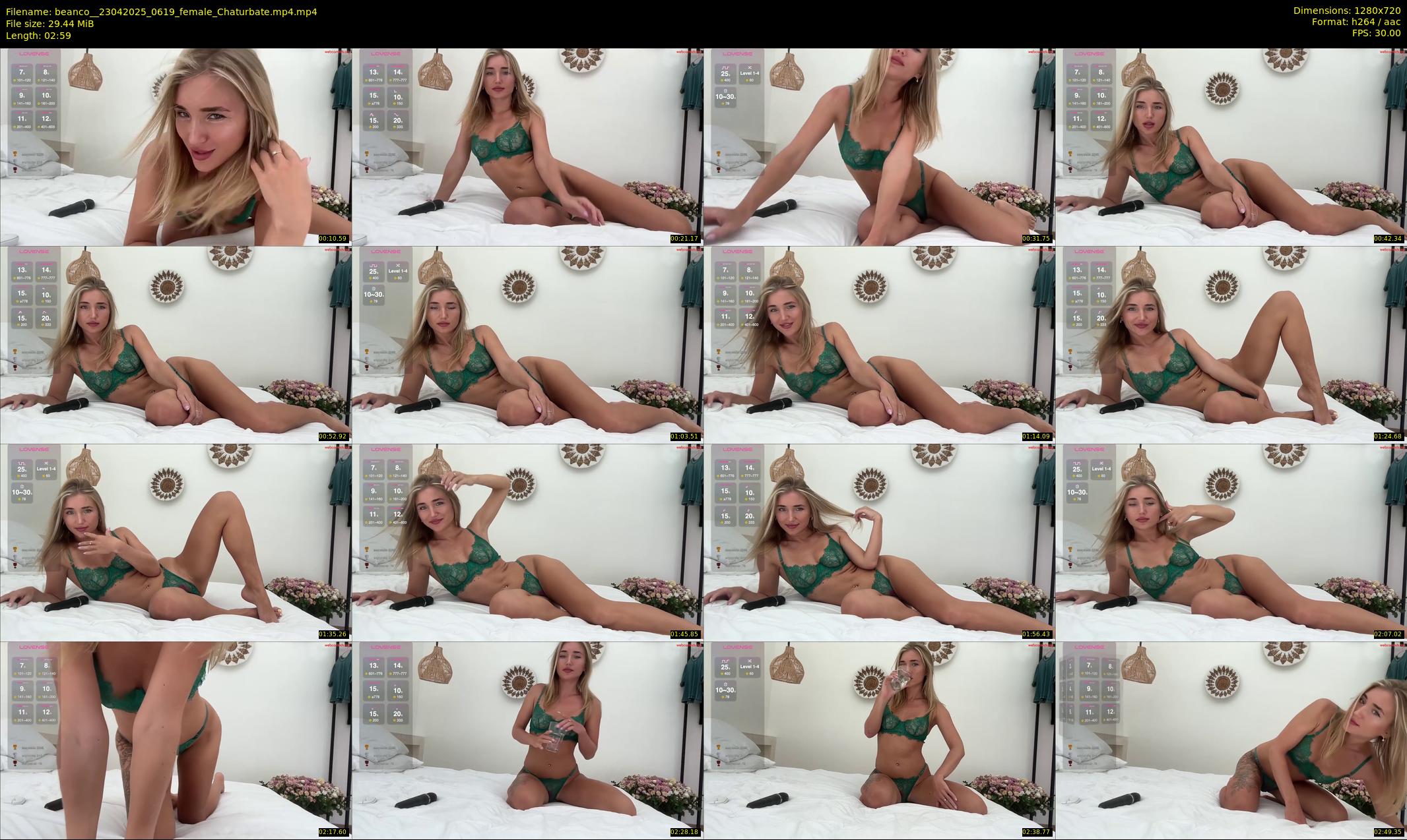 beanco_ — 3 minute Chaturbate female cam show recording, 720p, Apr 23, 2025