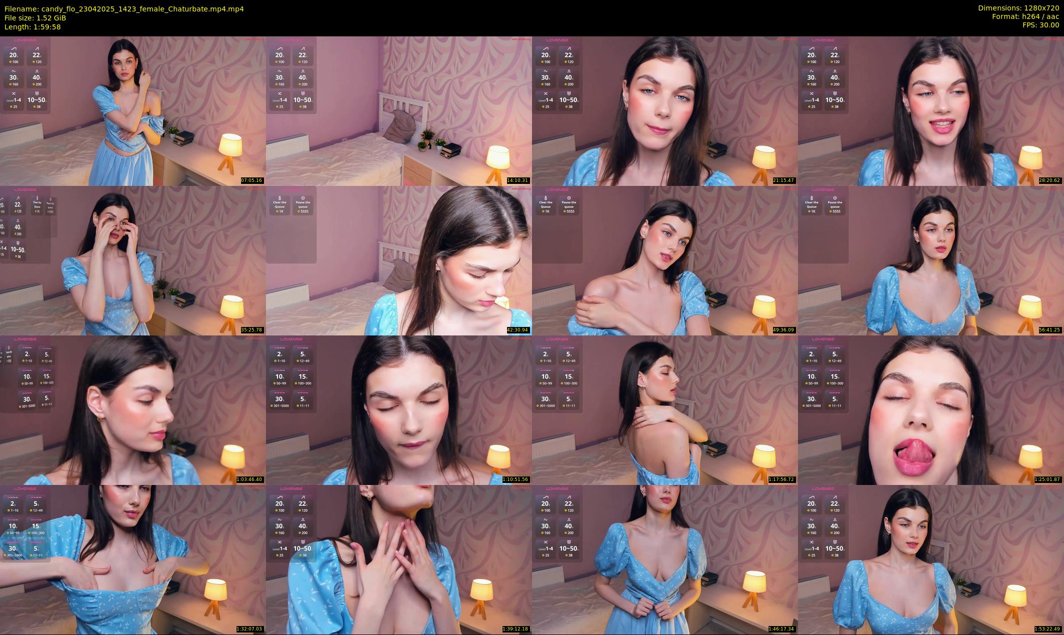 candy_flo — 120 minute Chaturbate female cam show recording, 720p, Apr 23, 2025