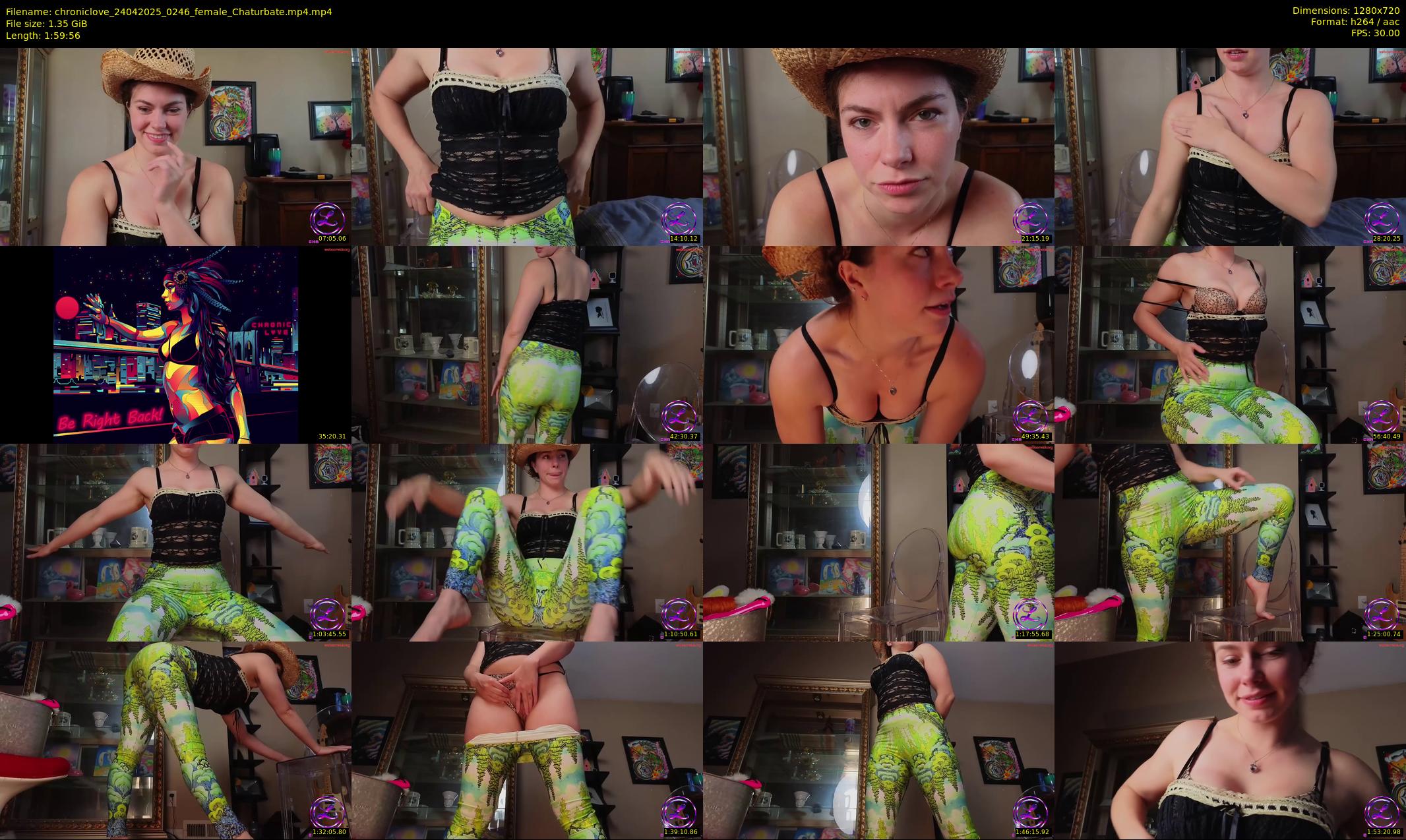 chroniclove — 120 minute Chaturbate female cam show recording, 720p, Apr 24, 2025