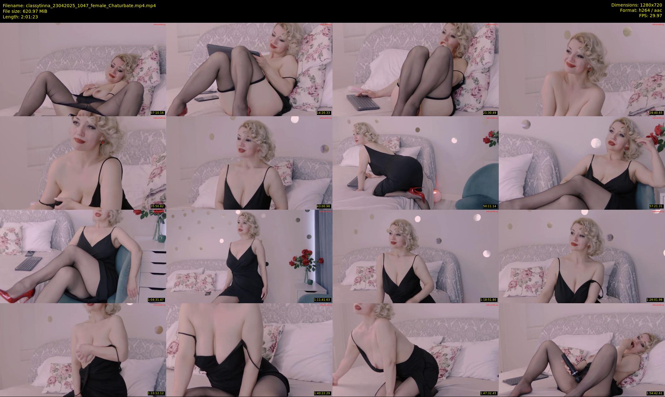 classytinna — 122 minute Chaturbate female cam show recording, 720p, Apr 23, 2025