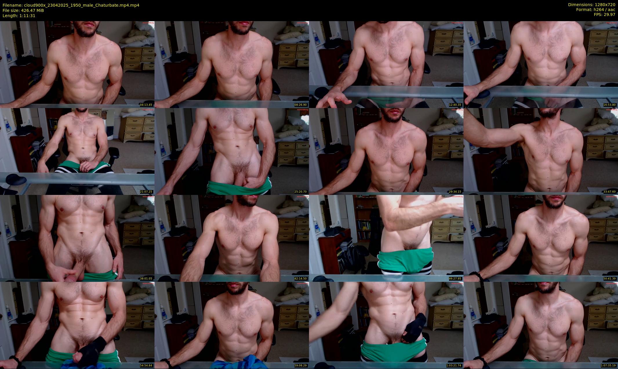 cloud900x — 72 minute Chaturbate male cam show recording, 720p, Apr 23, 2025
