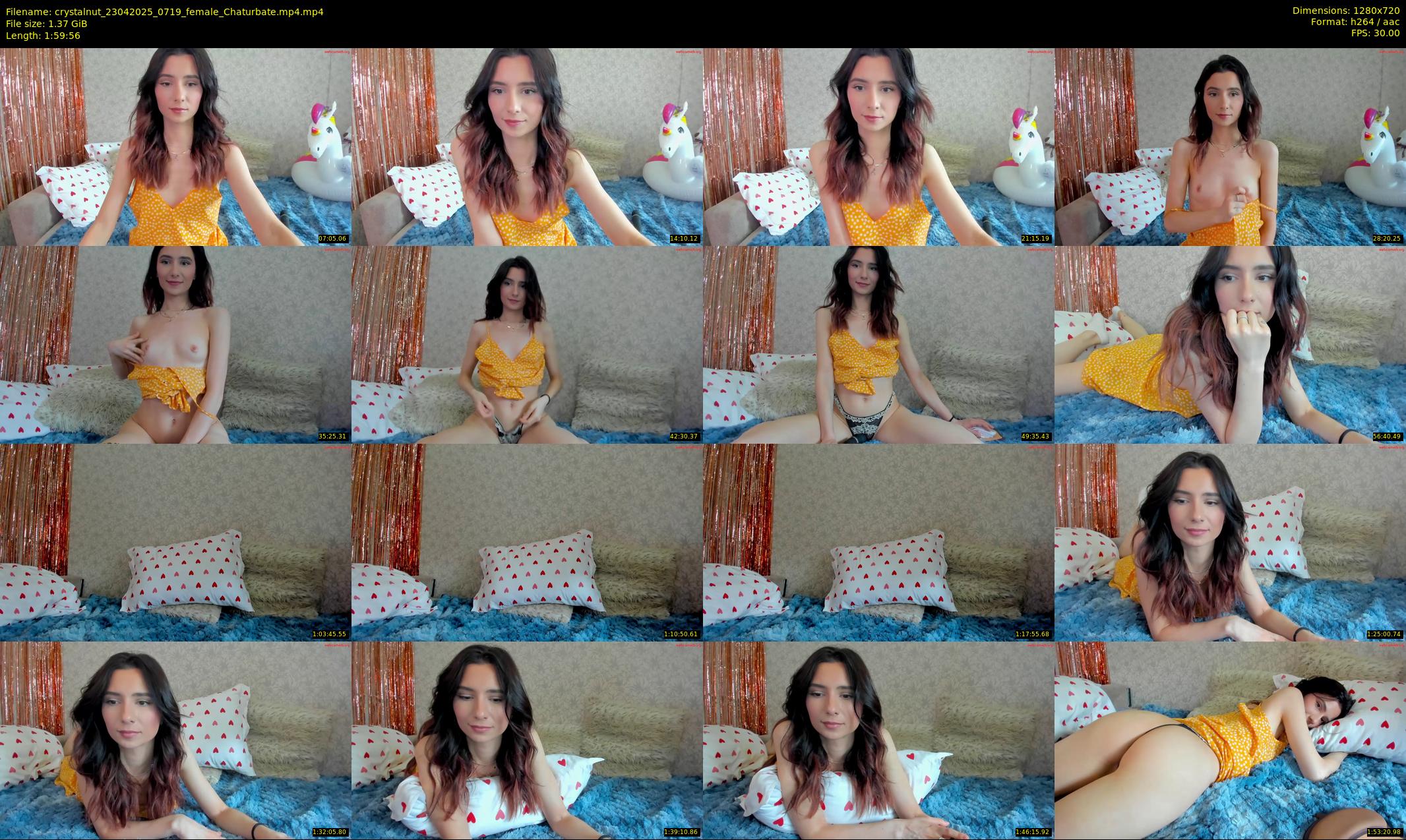 crystalnut — 120 minute Chaturbate female cam show recording, 720p, Apr 23, 2025