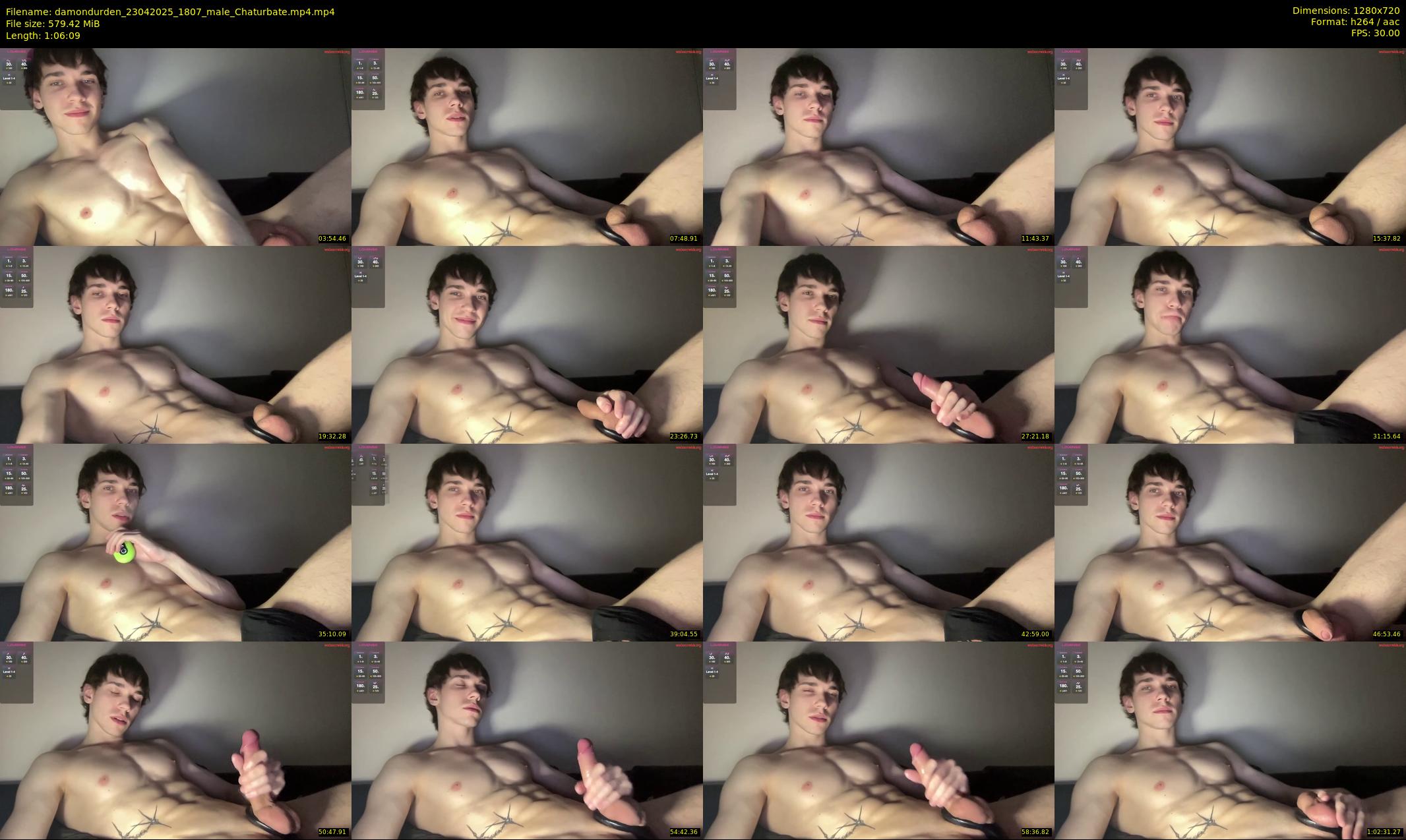 damondurden — 67 minute Chaturbate male cam show recording, 720p, Apr 23, 2025