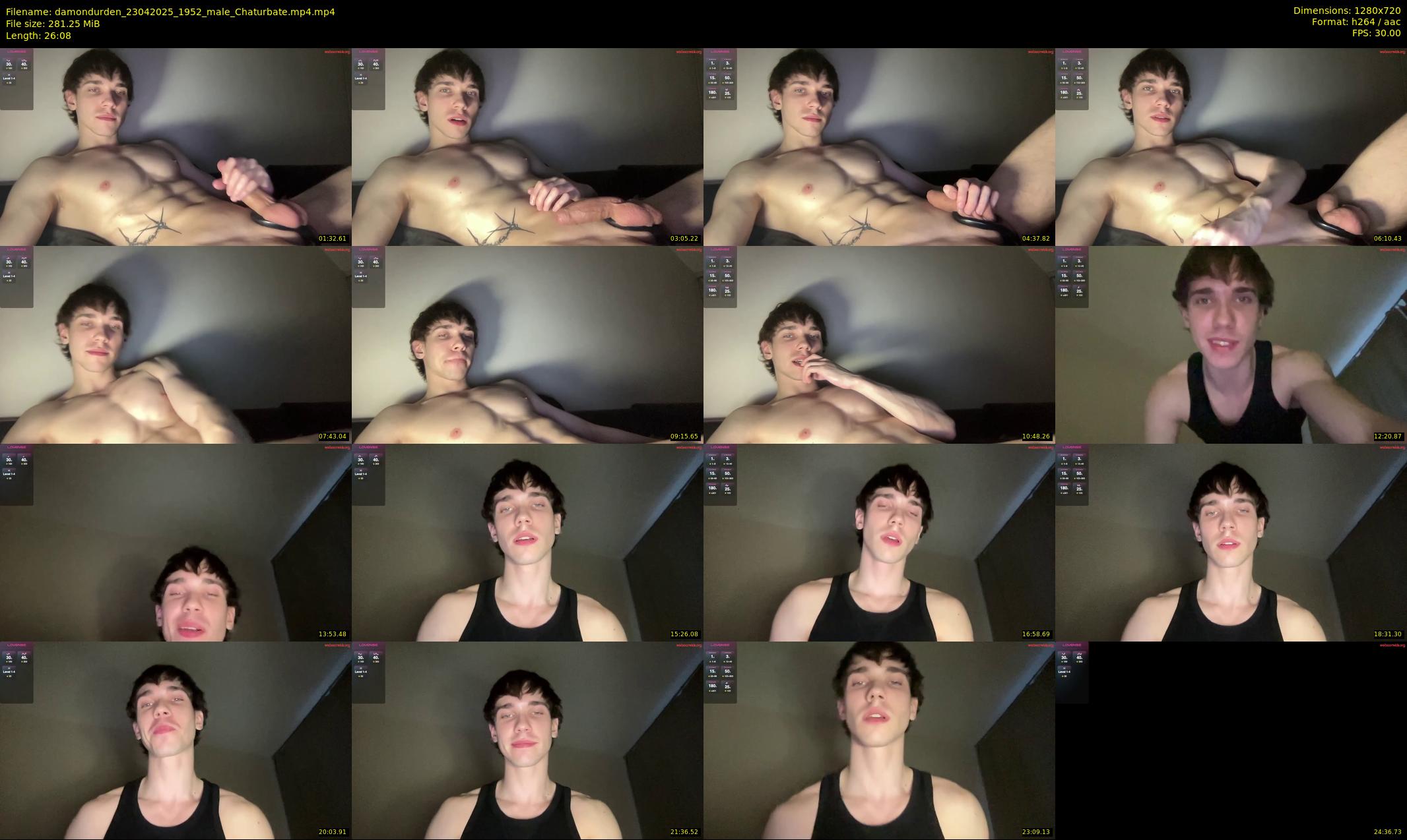 damondurden — 27 minute Chaturbate male cam show recording, 720p, Apr 23, 2025
