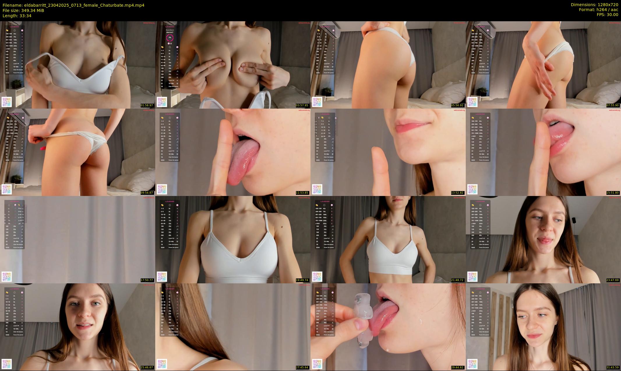 eldabarritt — 34 minute Chaturbate female cam show recording, 720p, Apr 23, 2025
