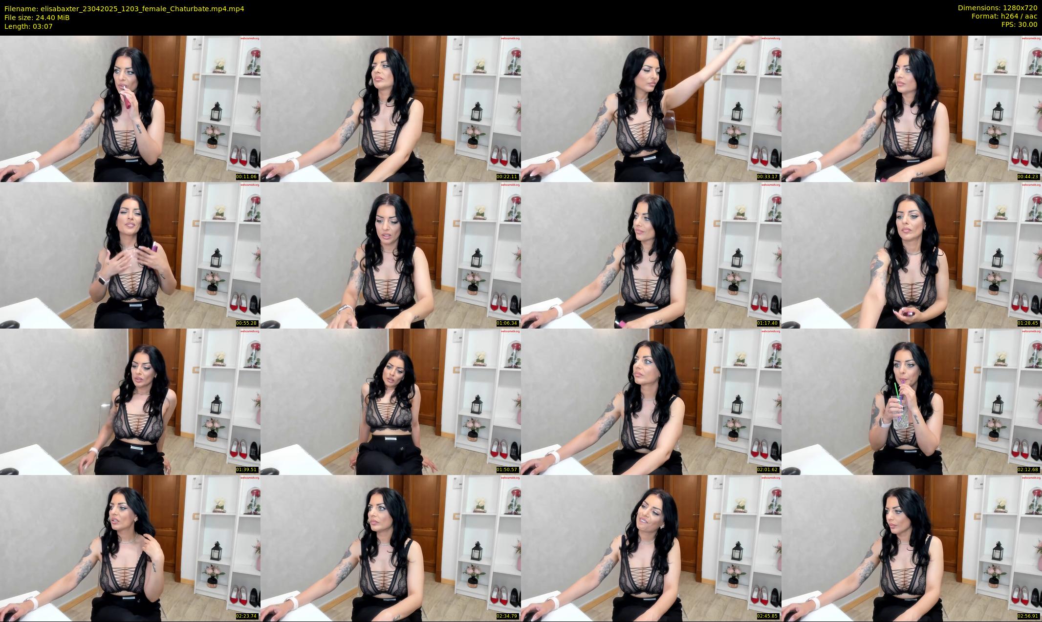 elisabaxter — 4 minute Chaturbate female cam show recording, 720p, Apr 23, 2025