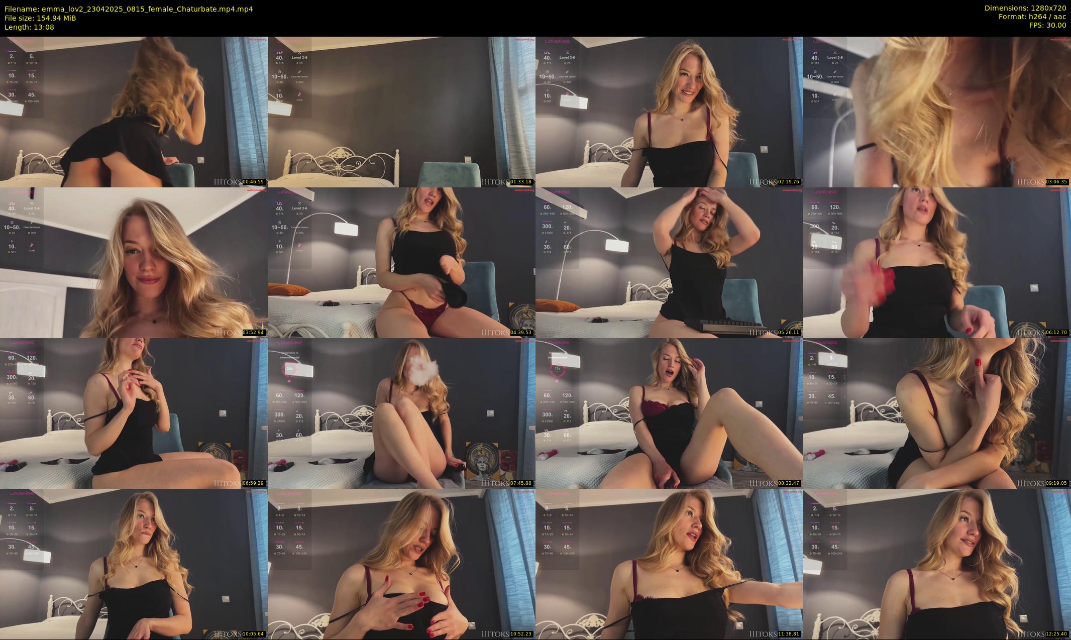 emma_lov2 — 14 minute Chaturbate female cam show recording, 720p, Apr 23, 2025