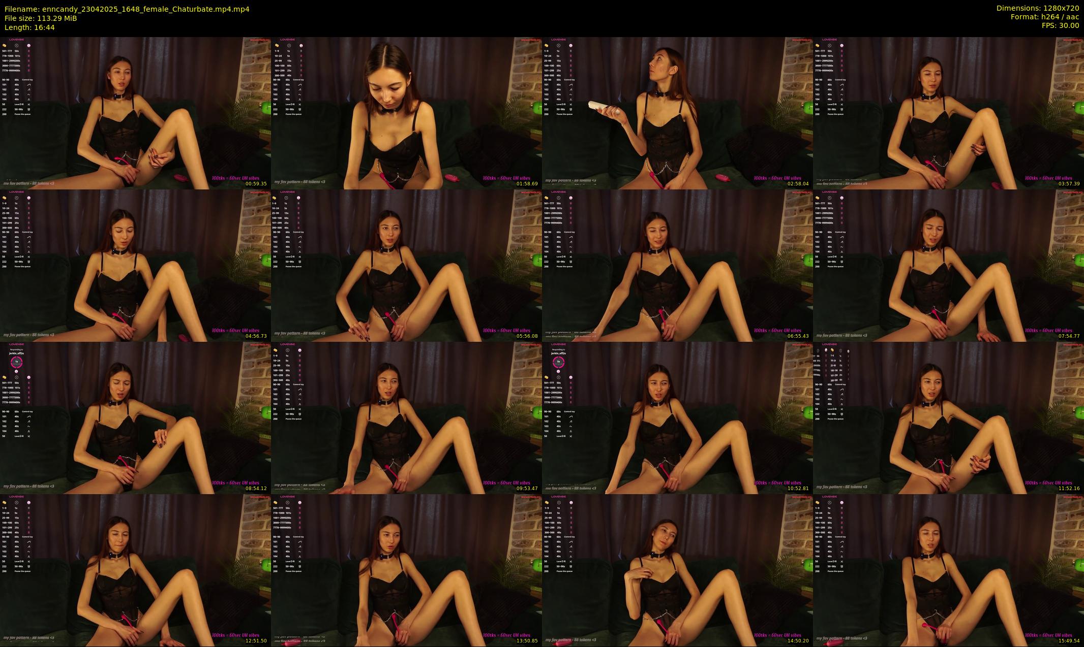 enncandy — 17 minute Chaturbate female cam show recording, 720p, Apr 23, 2025