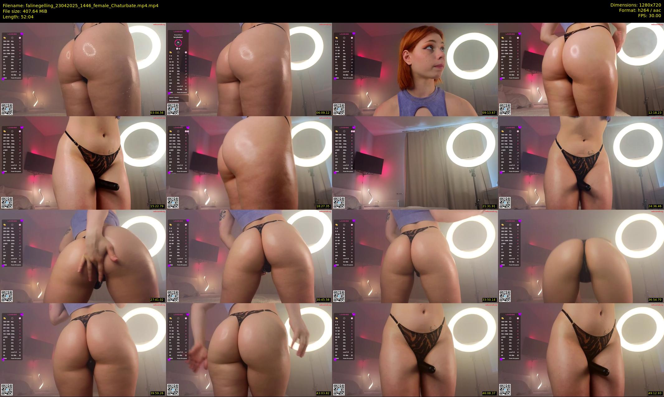 falinegelling — 53 minute Chaturbate female cam show recording, 720p, Apr 23, 2025
