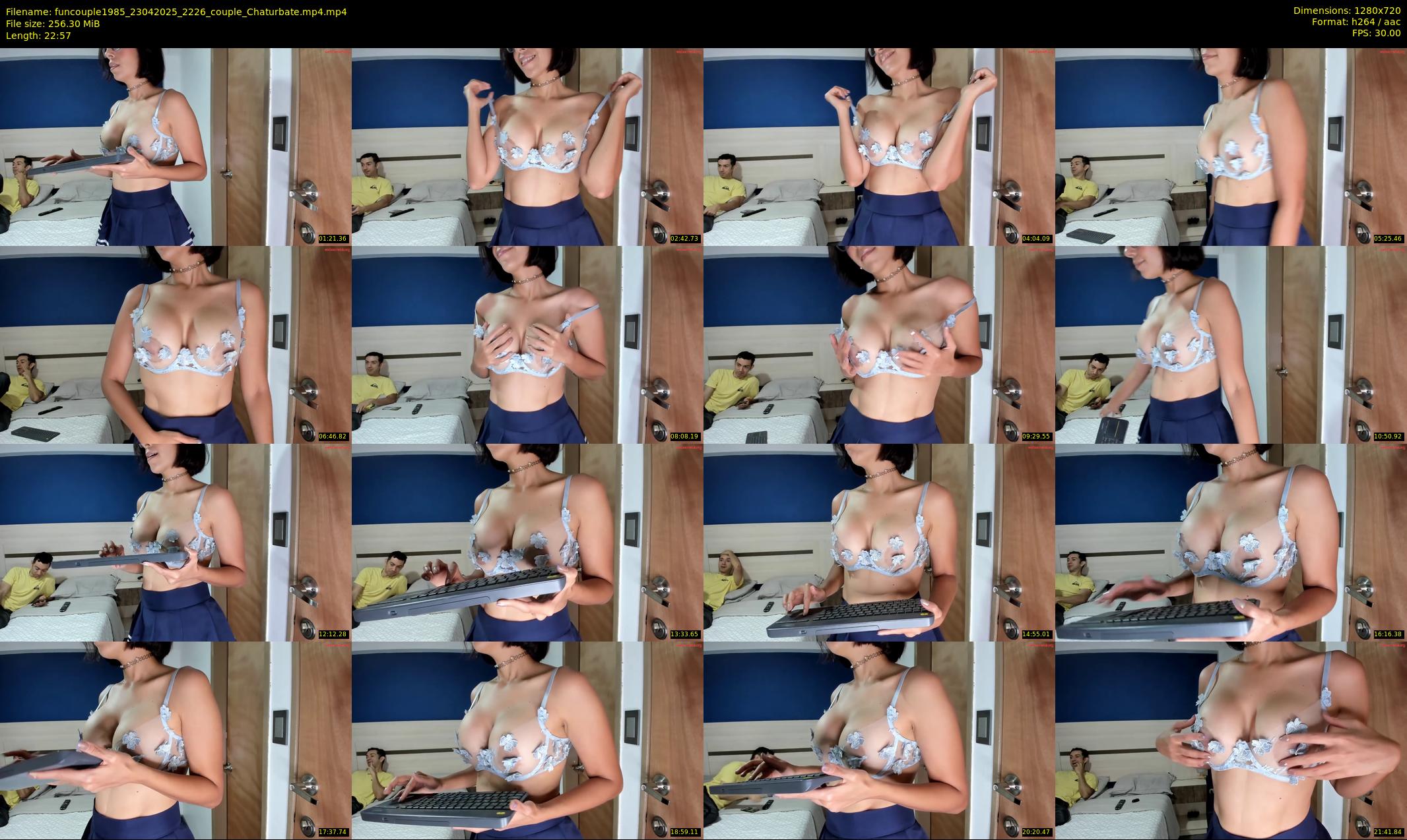 funcouple1985 — 23 minute Chaturbate couple cam show recording, 720p, Apr 23, 2025