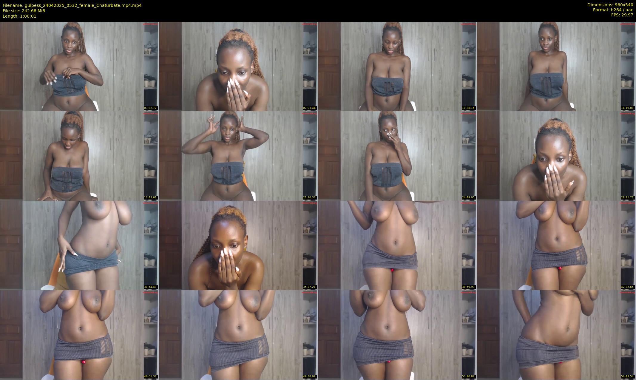gulpess — 61 minute Chaturbate female cam show recording, 480p, Apr 24, 2025