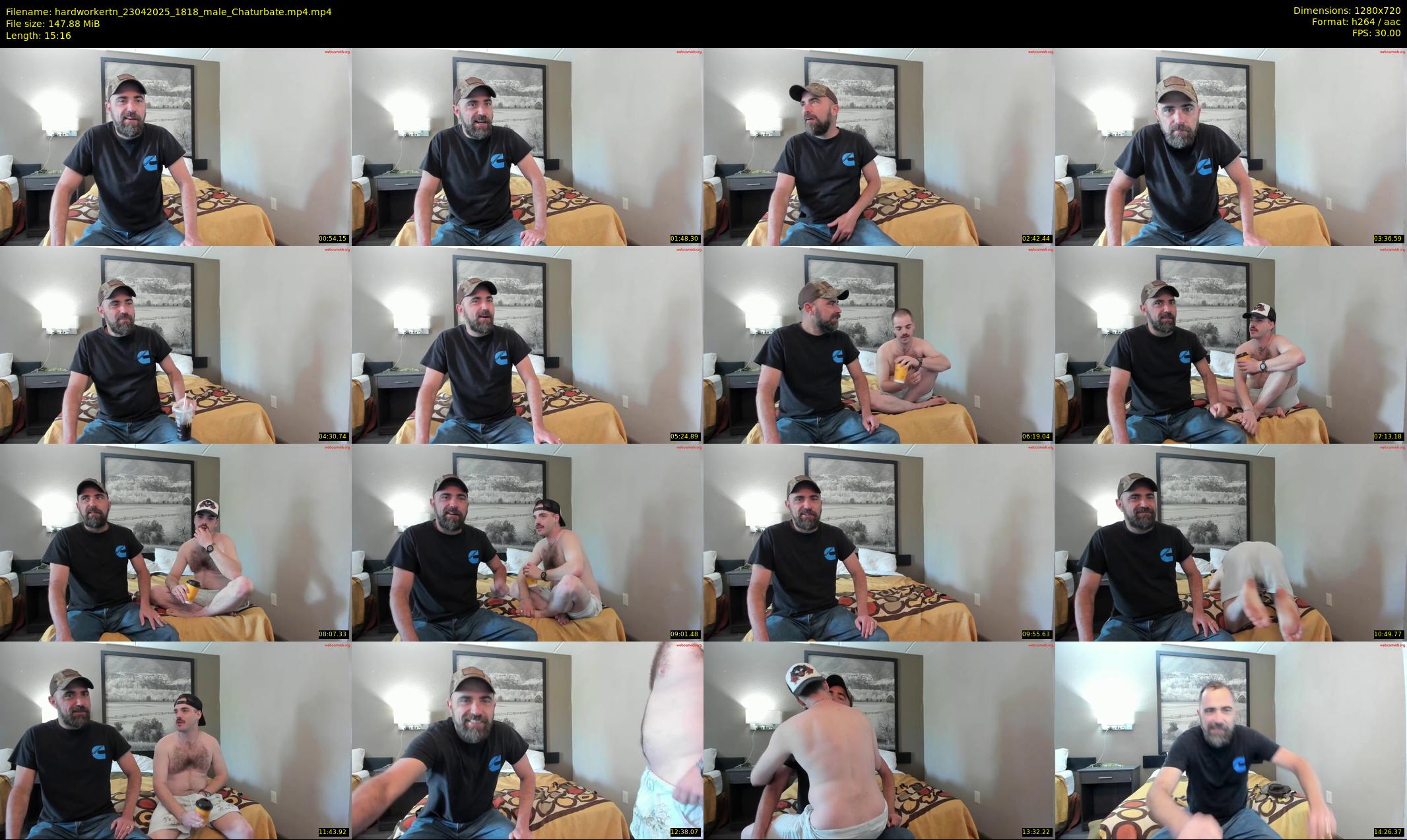hardworkertn — 16 minute Chaturbate male cam show recording, 720p, Apr 23, 2025