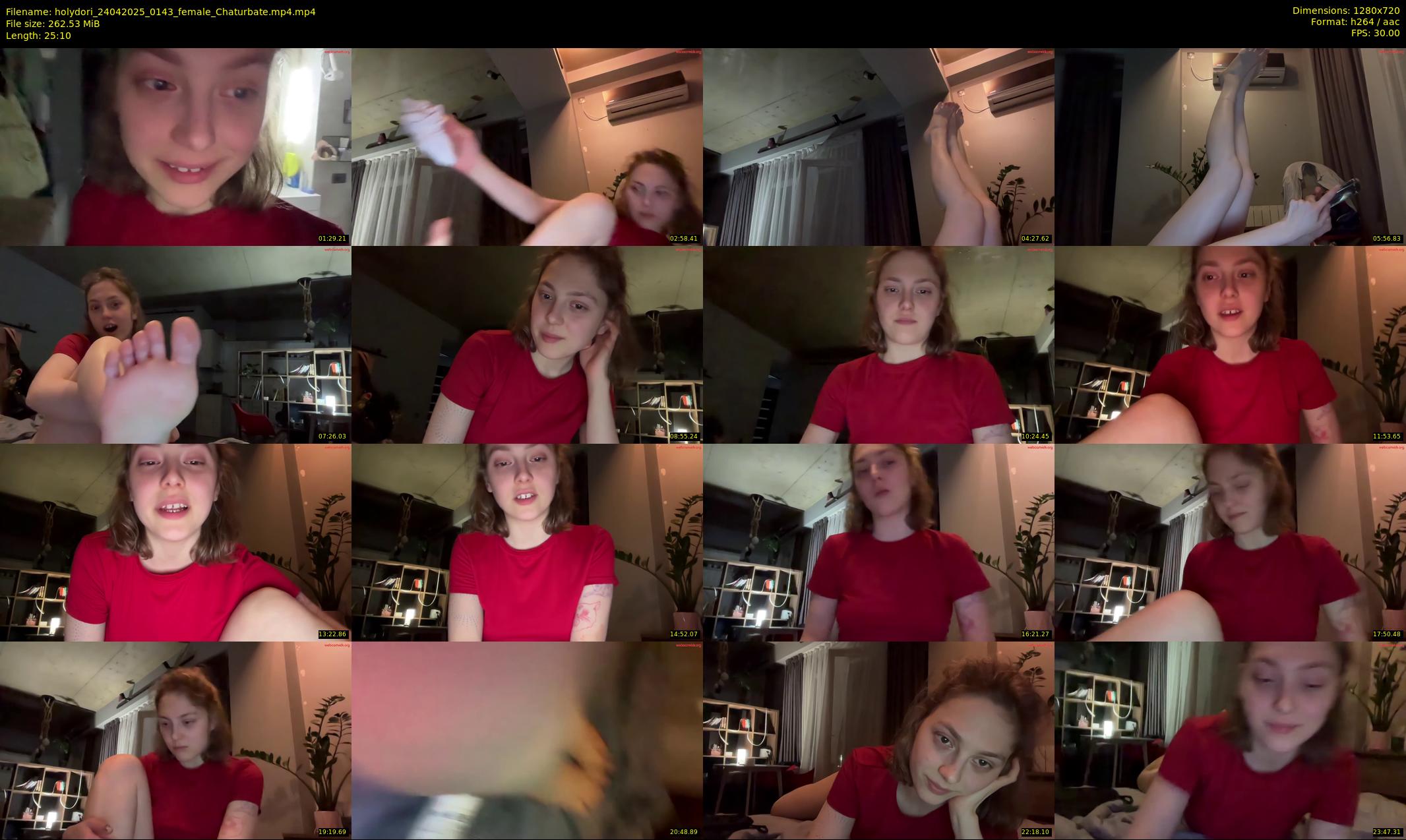 holydori — 26 minute Chaturbate female cam show recording, 720p, Apr 24, 2025