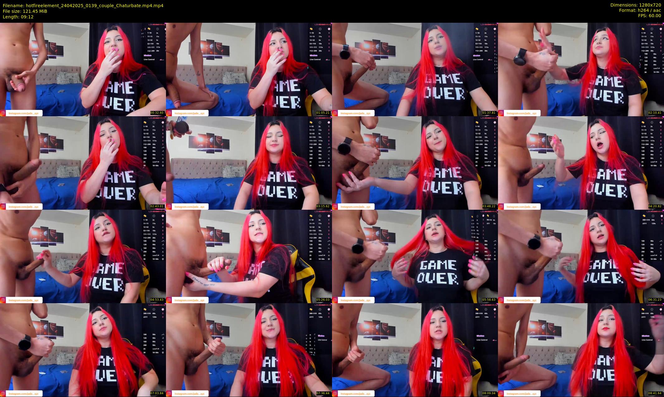 hotfireelement — 10 minute Chaturbate couple cam show recording, 720p, Apr 24, 2025