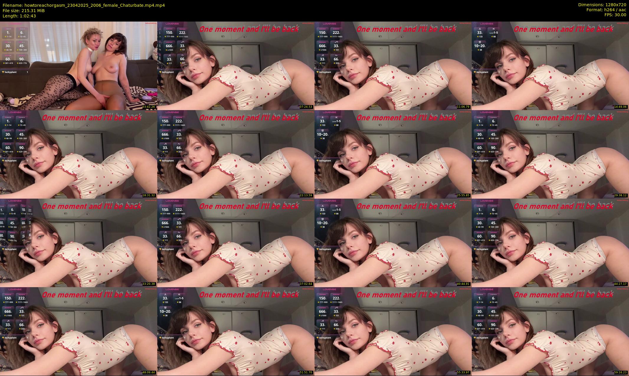 howtoreachorgasm — 63 minute Chaturbate couple cam show recording, 720p, Apr 23, 2025