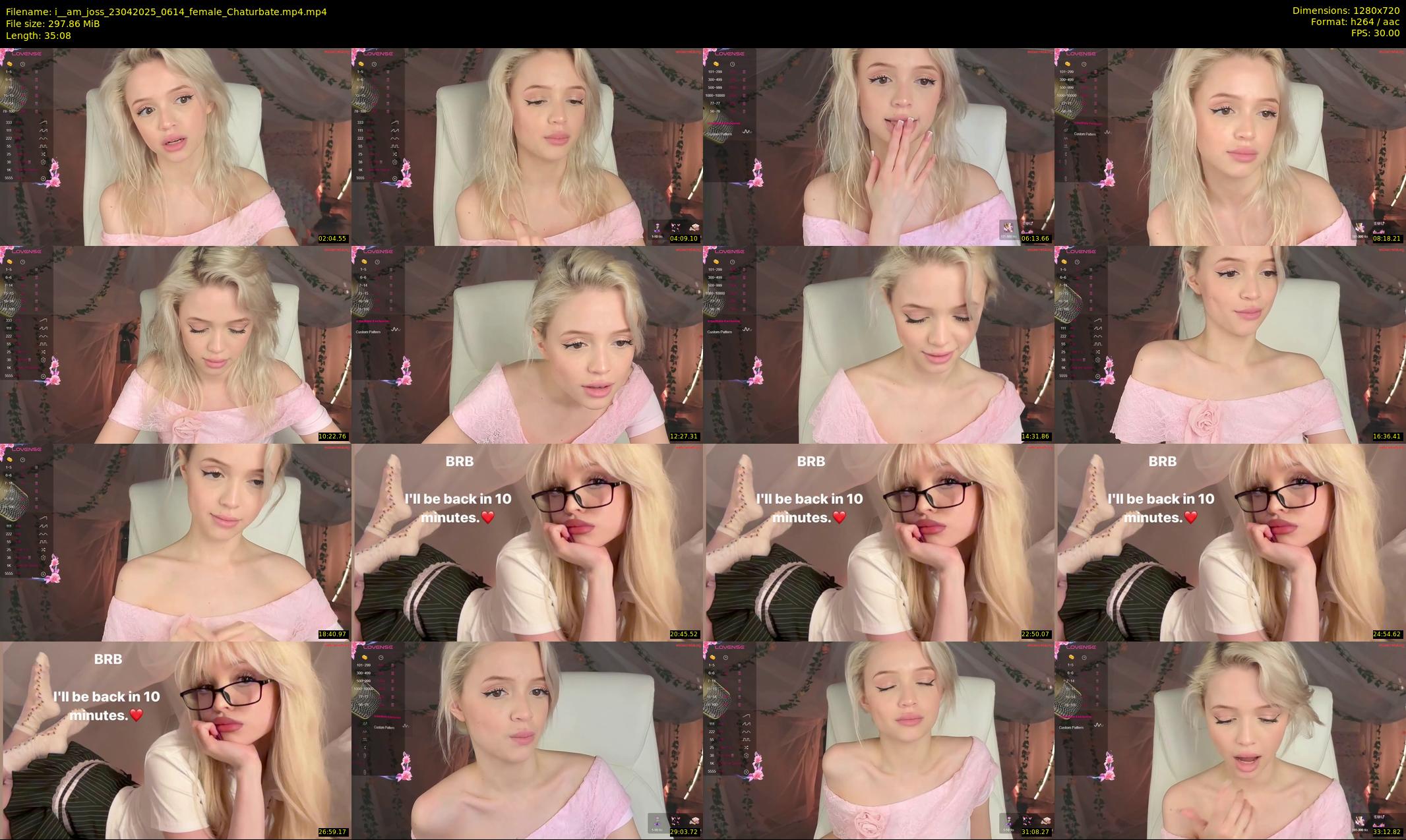 i__am_joss — 36 minute Chaturbate female cam show recording, 720p, Apr 23, 2025