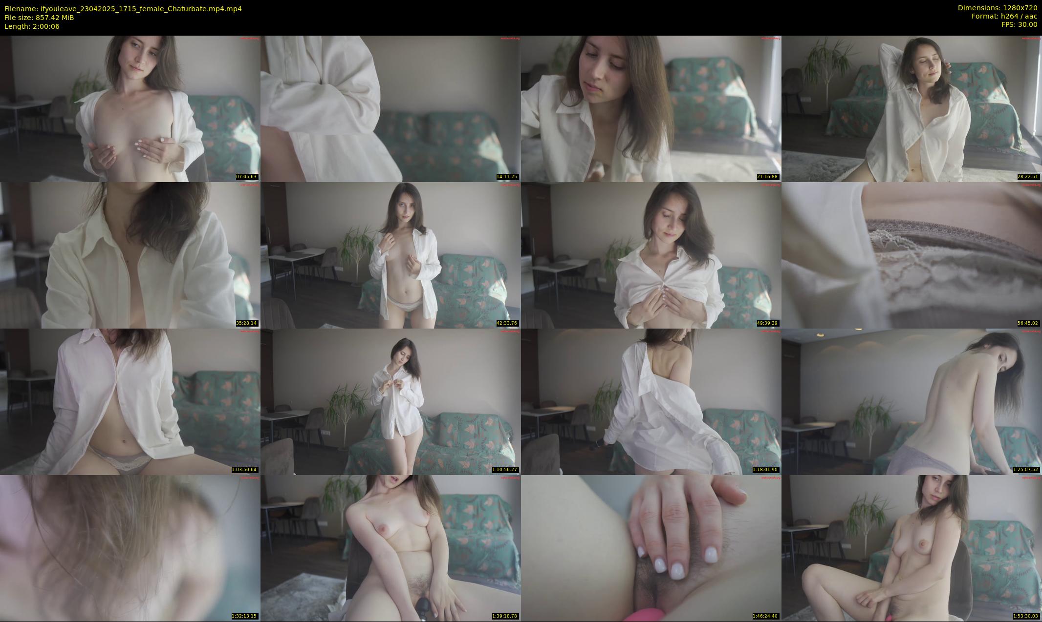 ifyouleave — 121 minute Chaturbate female cam show recording, 720p, Apr 23, 2025