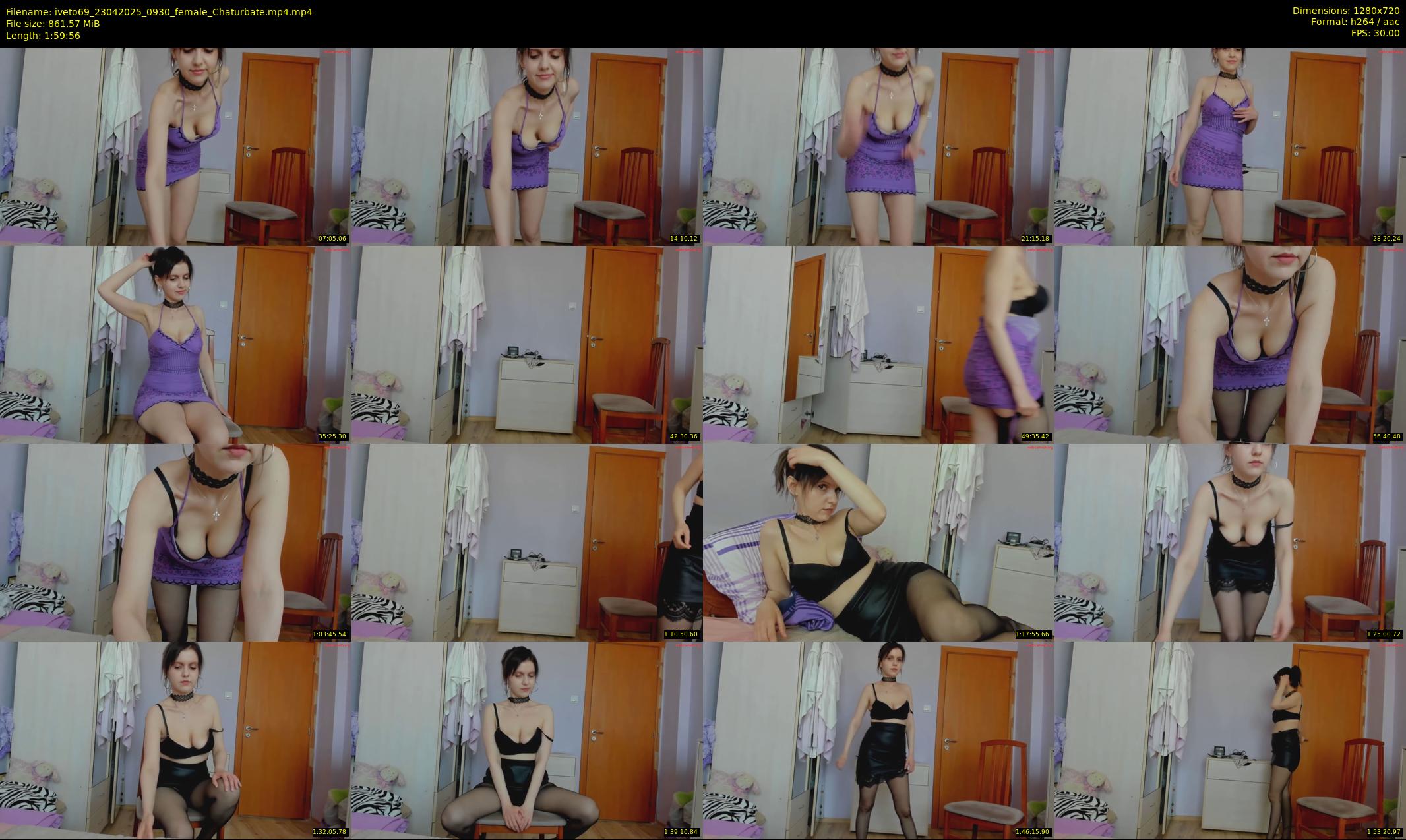 iveto69 — 120 minute Chaturbate female cam show recording, 720p, Apr 23, 2025