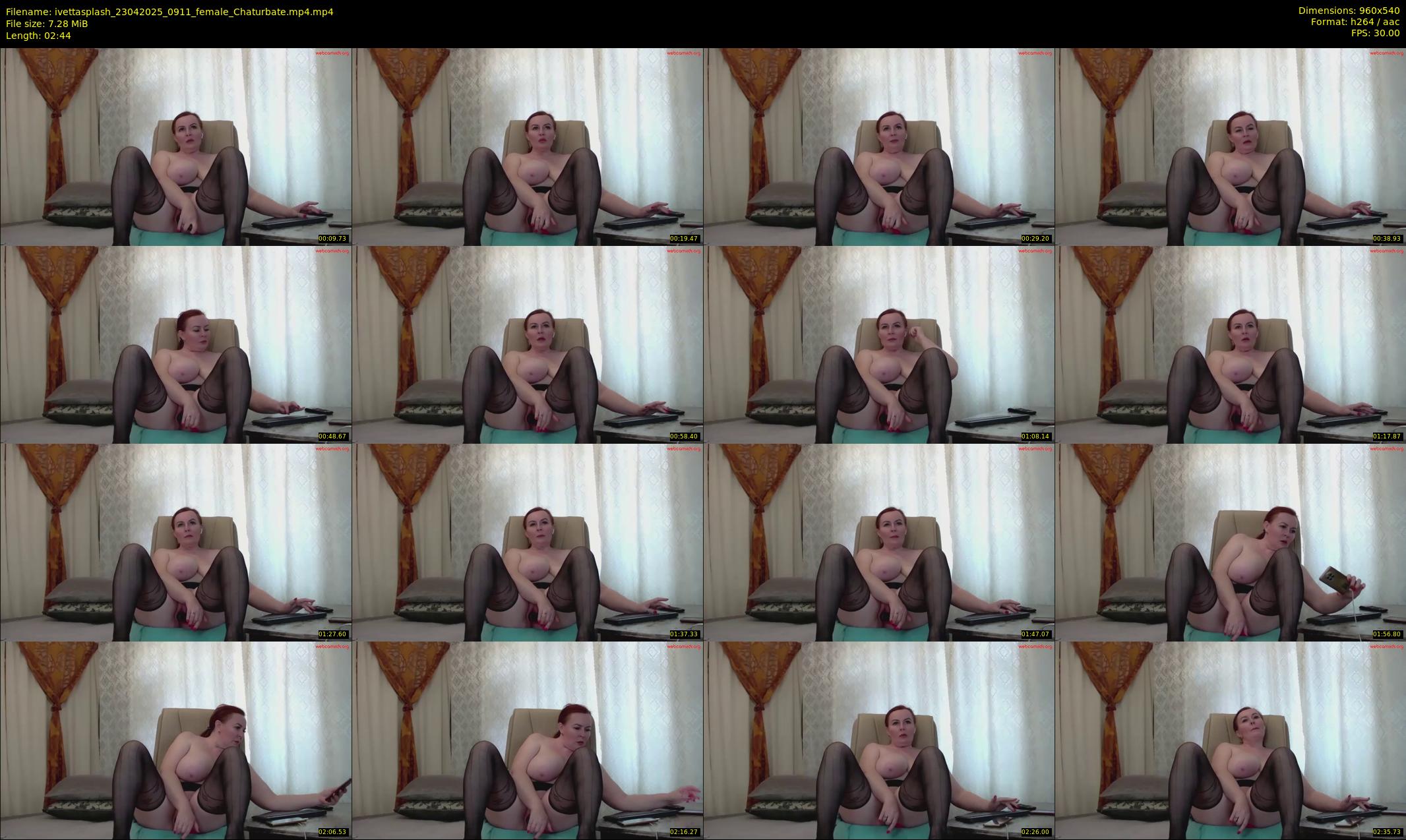 ivettasplash — 3 minute Chaturbate female cam show recording, 480p, Apr 23, 2025