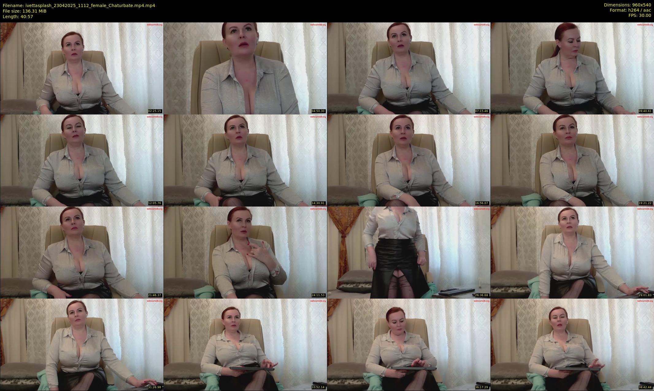 ivettasplash — 41 minute Chaturbate female cam show recording, 480p, Apr 23, 2025