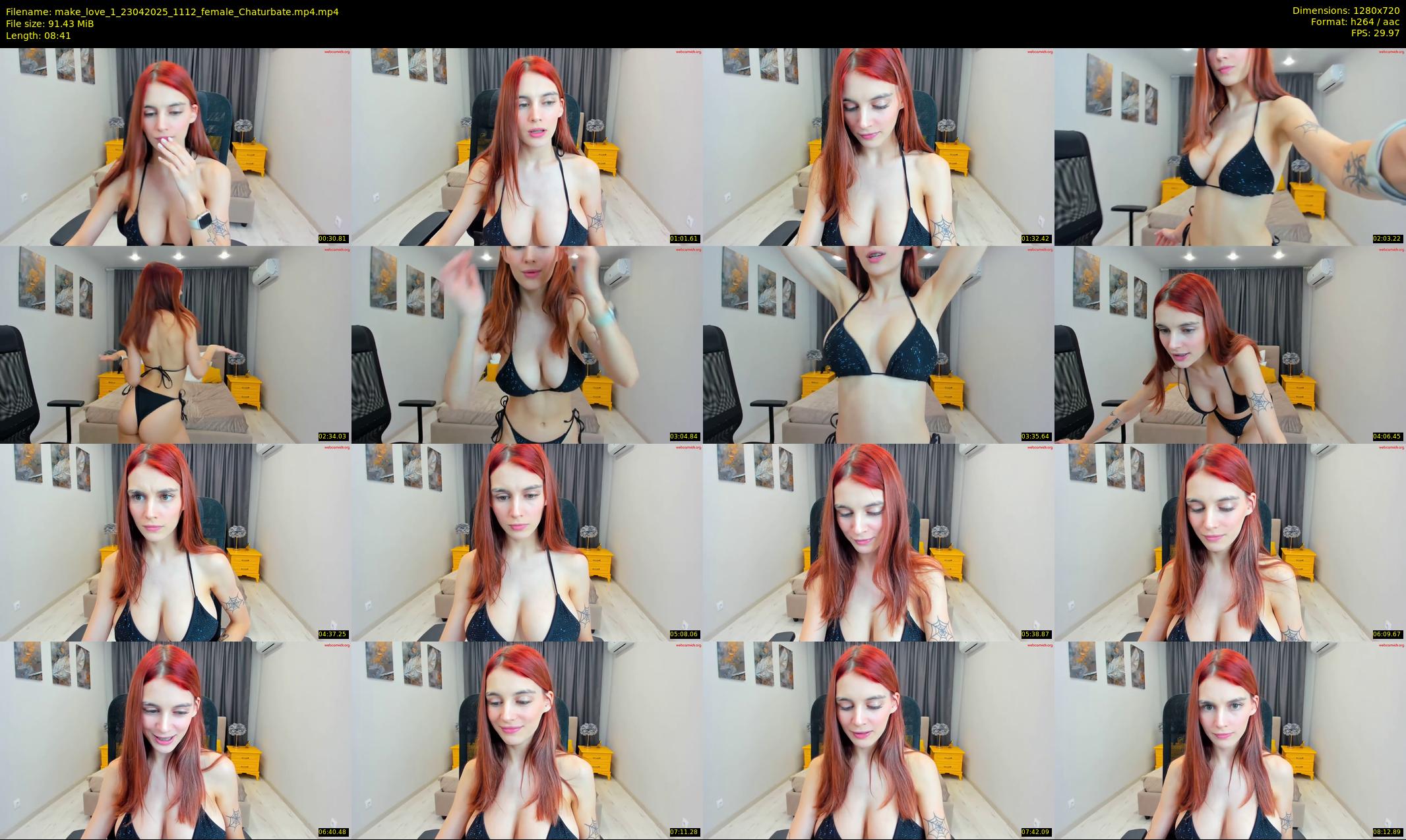 make_love_1 — 9 minute Chaturbate female cam show recording, 720p, Apr 23, 2025