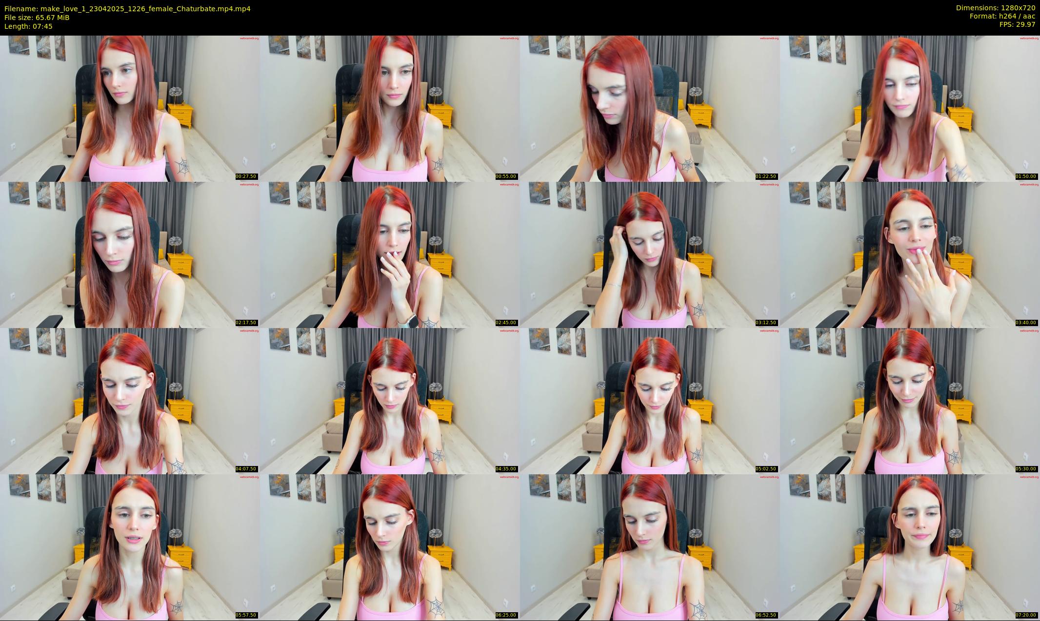 make_love_1 — 8 minute Chaturbate female cam show recording, 720p, Apr 23, 2025