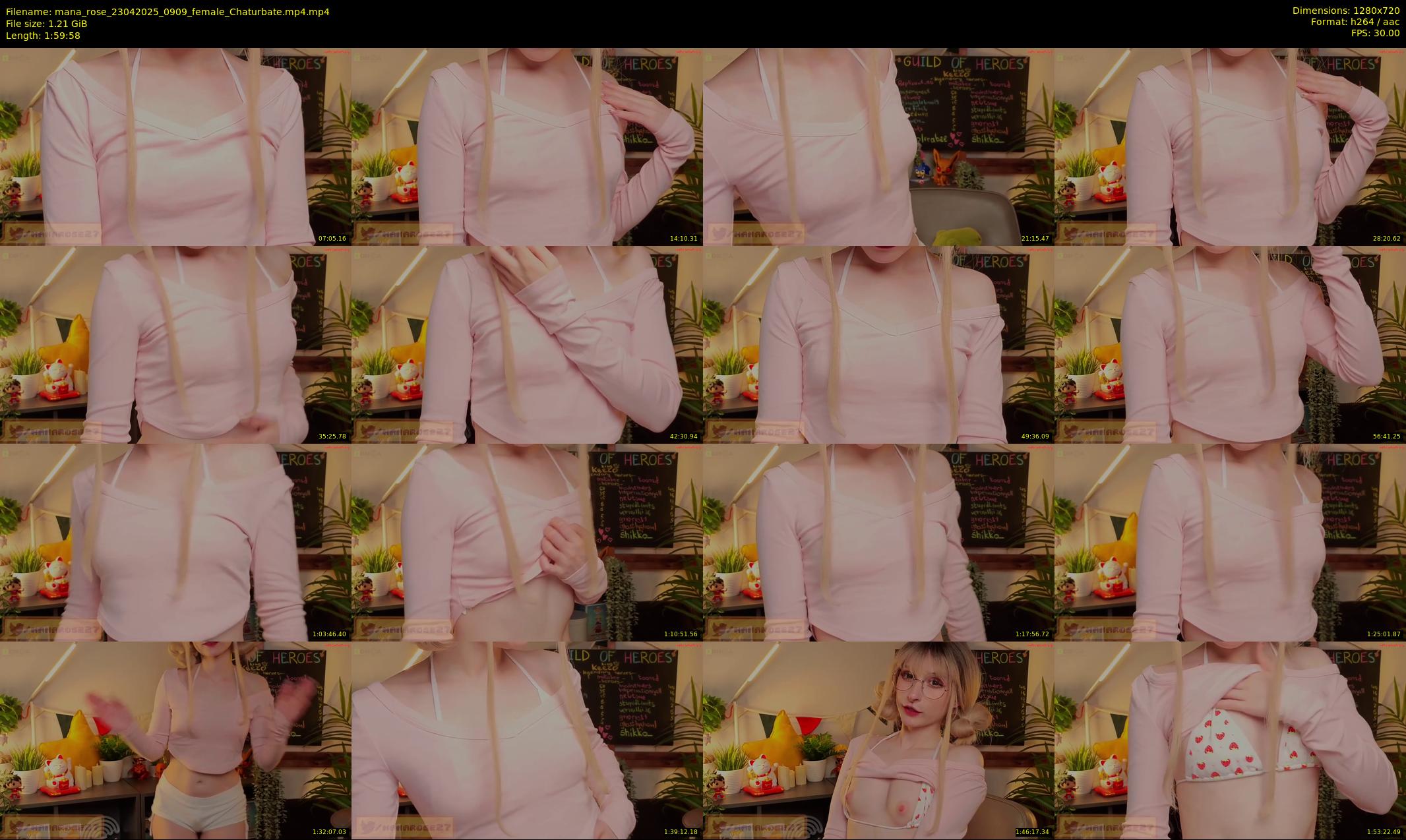 mana_rose — 120 minute Chaturbate female cam show recording, 720p, Apr 23, 2025