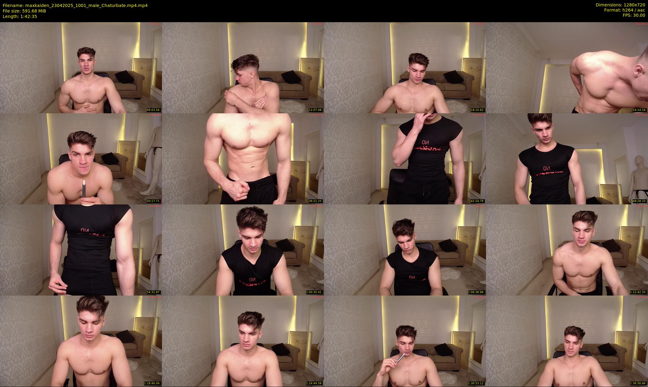 maxkaiden — 103 minute Chaturbate male cam show recording, 720p, Apr 23, 2025