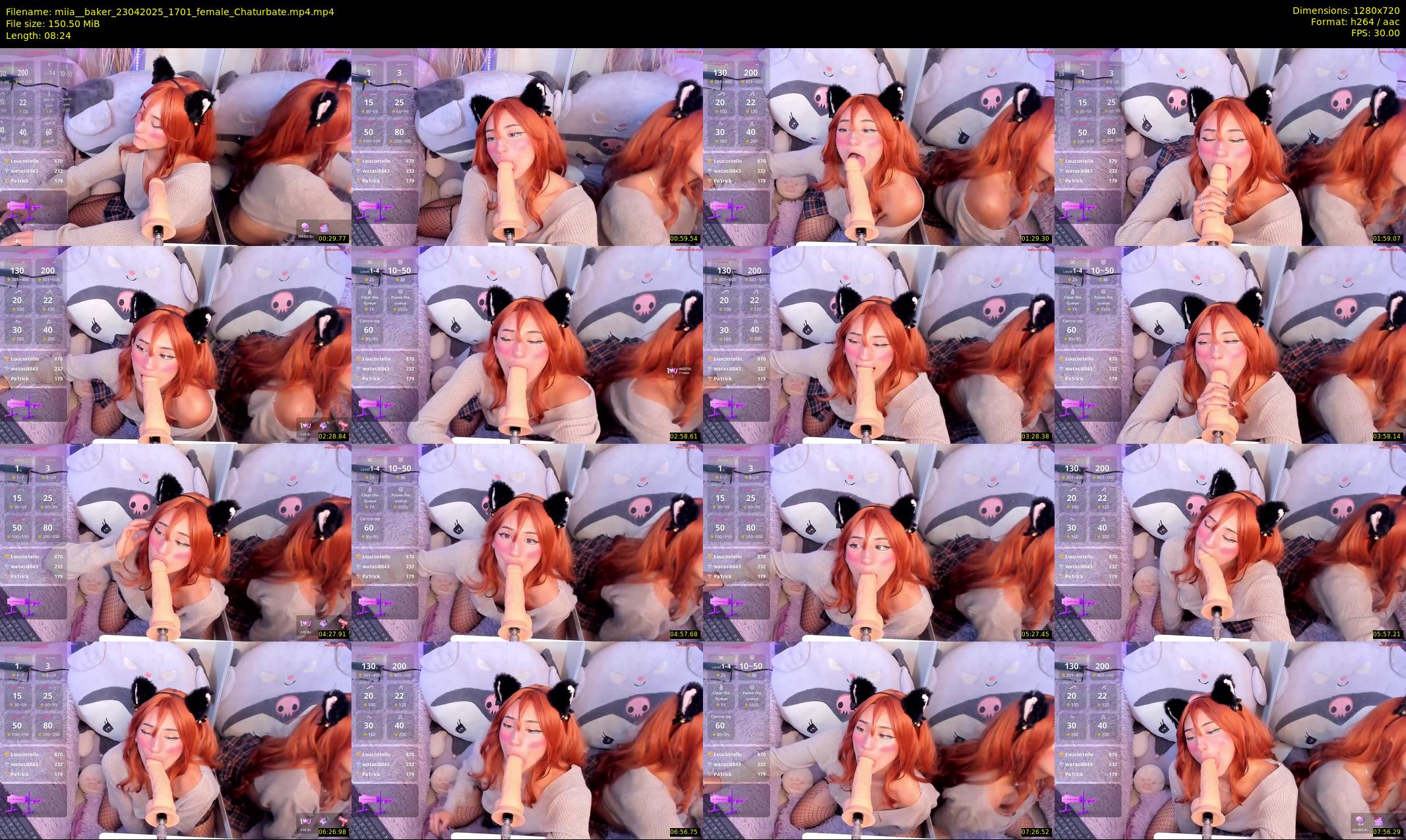 miia__baker — 9 minute Chaturbate female cam show recording, 720p, Apr 23, 2025