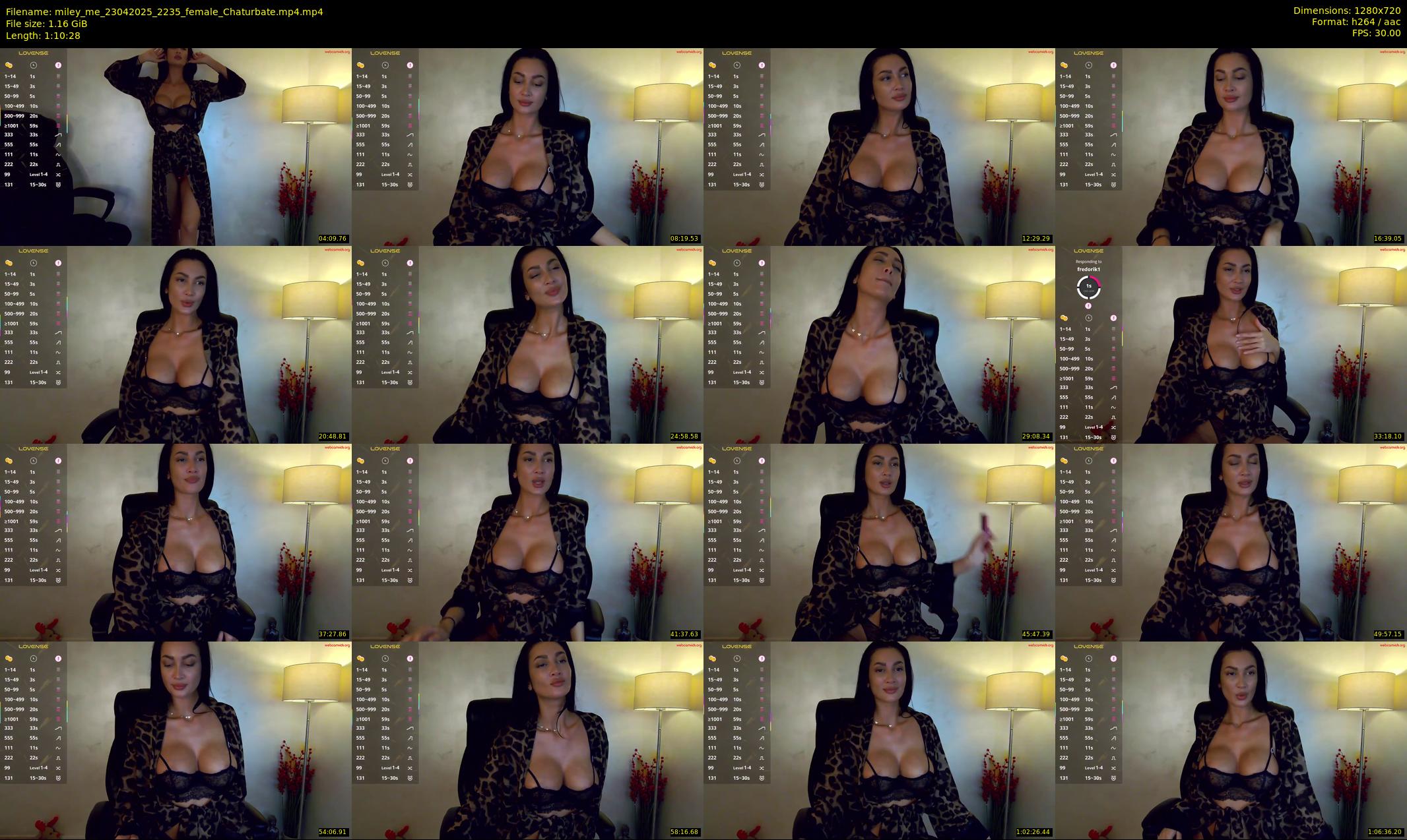 miley_me — 71 minute Chaturbate female cam show recording, 720p, Apr 23, 2025