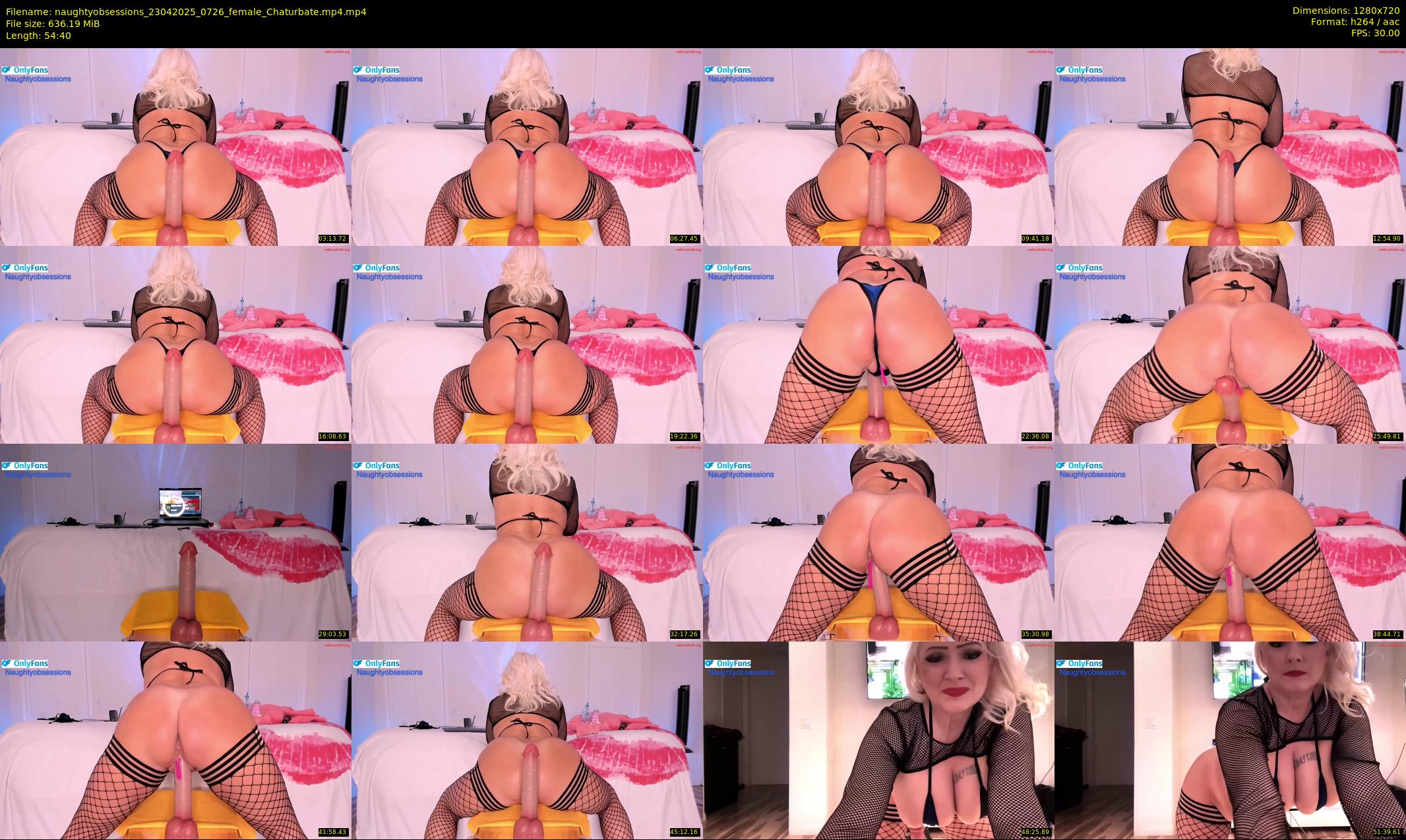 naughtyobsessions — 55 minute Chaturbate female cam show recording, 720p, Apr 23, 2025